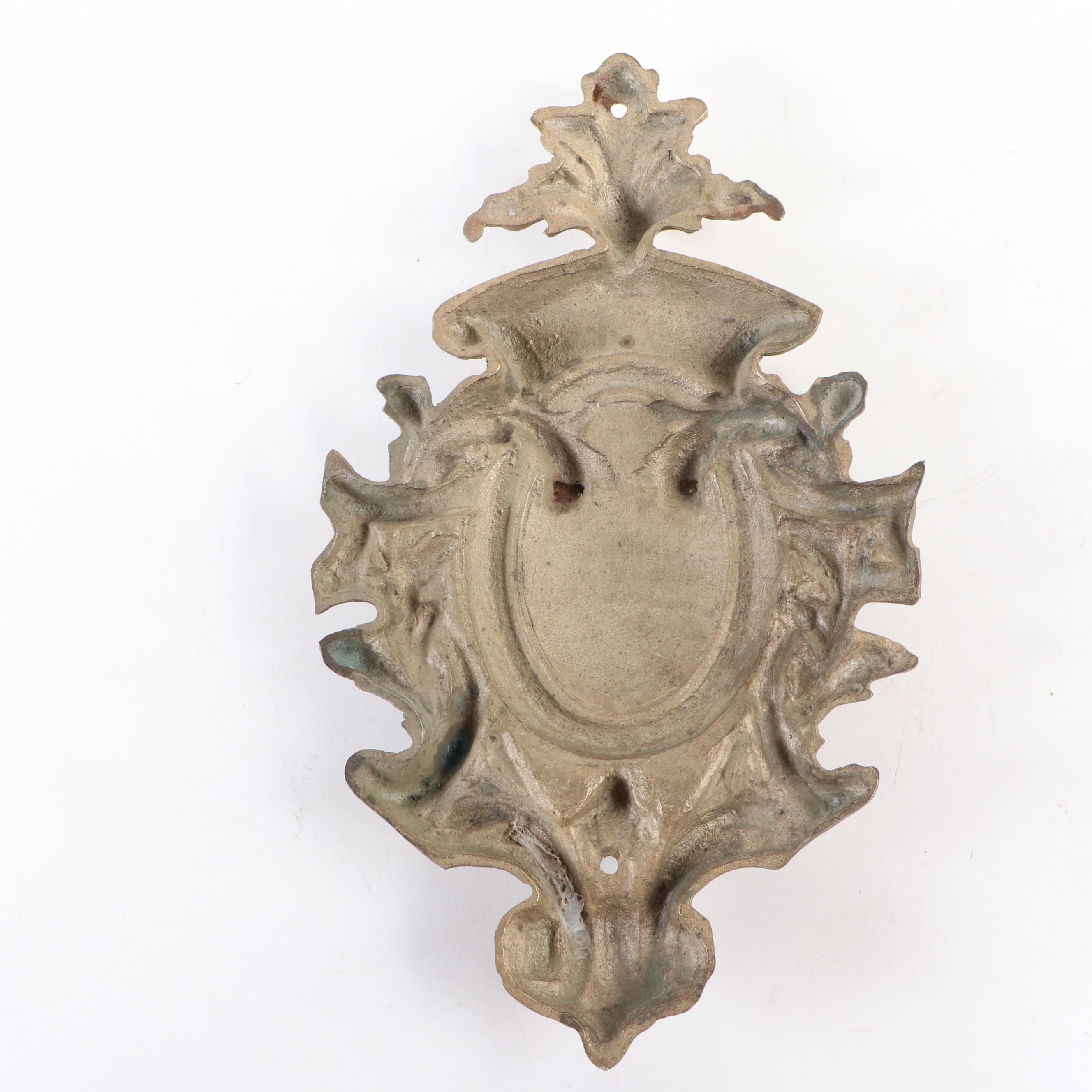 Cast Metal Acanthus Leaf Door Knocker