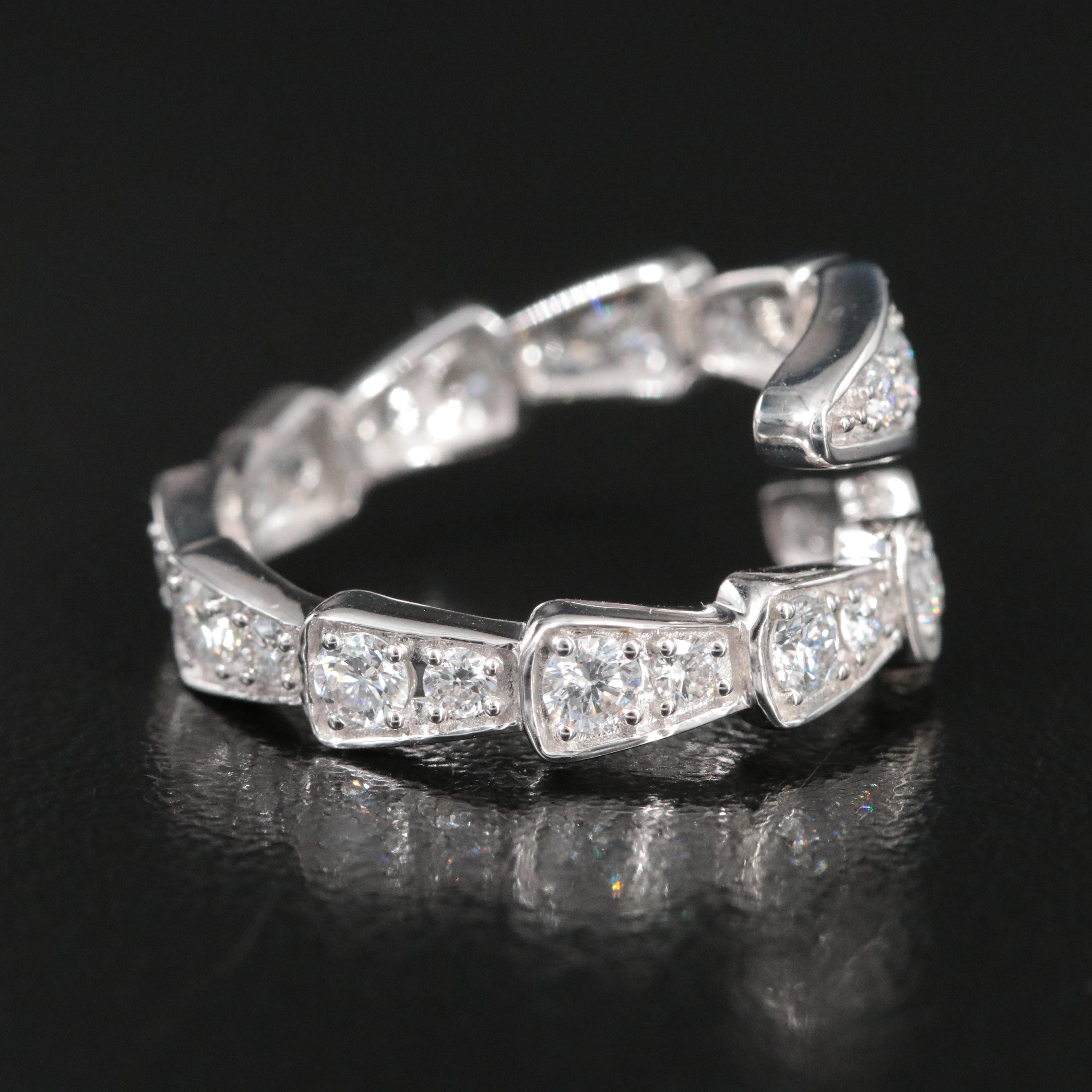 14K 1.29 CTW Lab Grown Diamond Wrap Ring