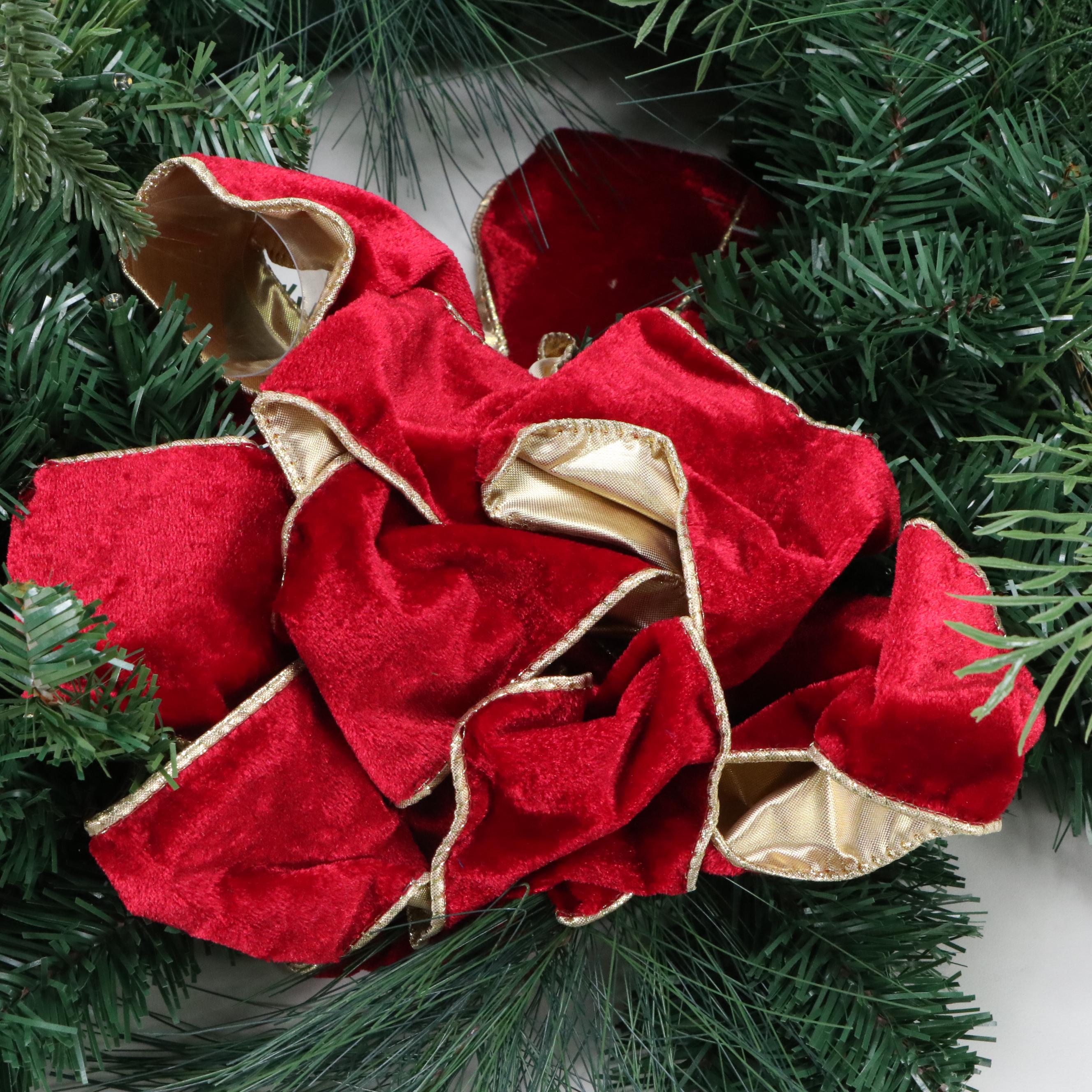 Frontgate "Christmas Cheer" Pre-Lit Winter Wreaths