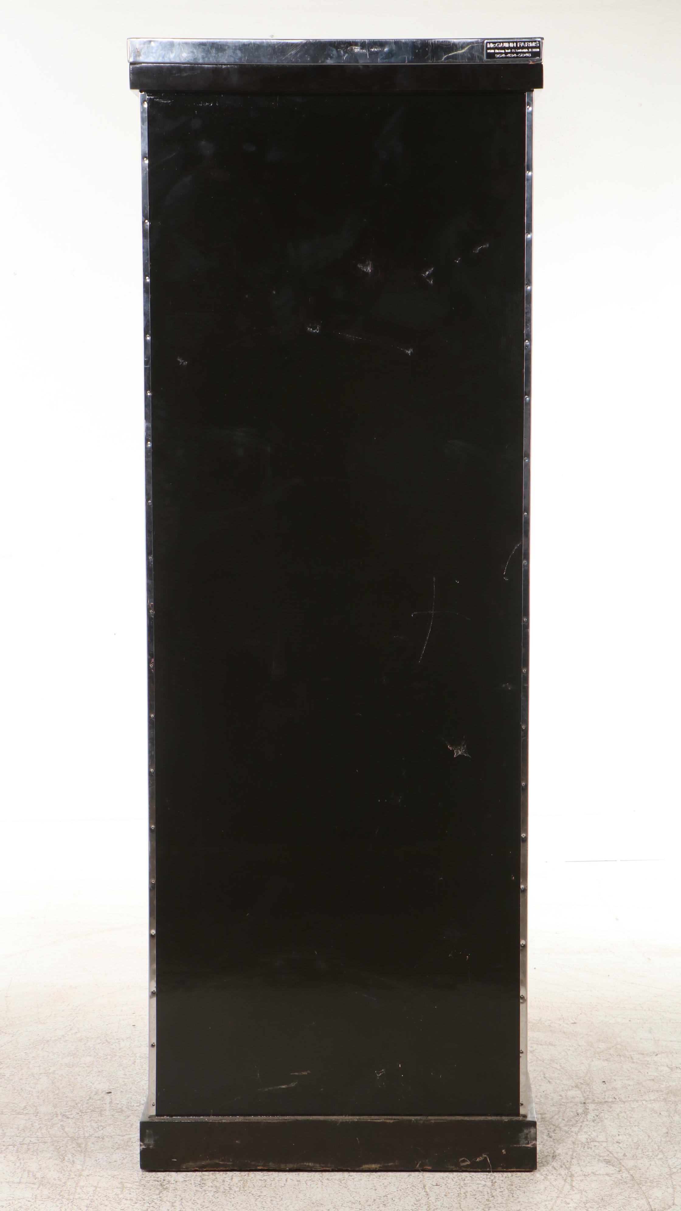 McGuinn Farms Metal-Clad Wood Horse Tack Cabinet