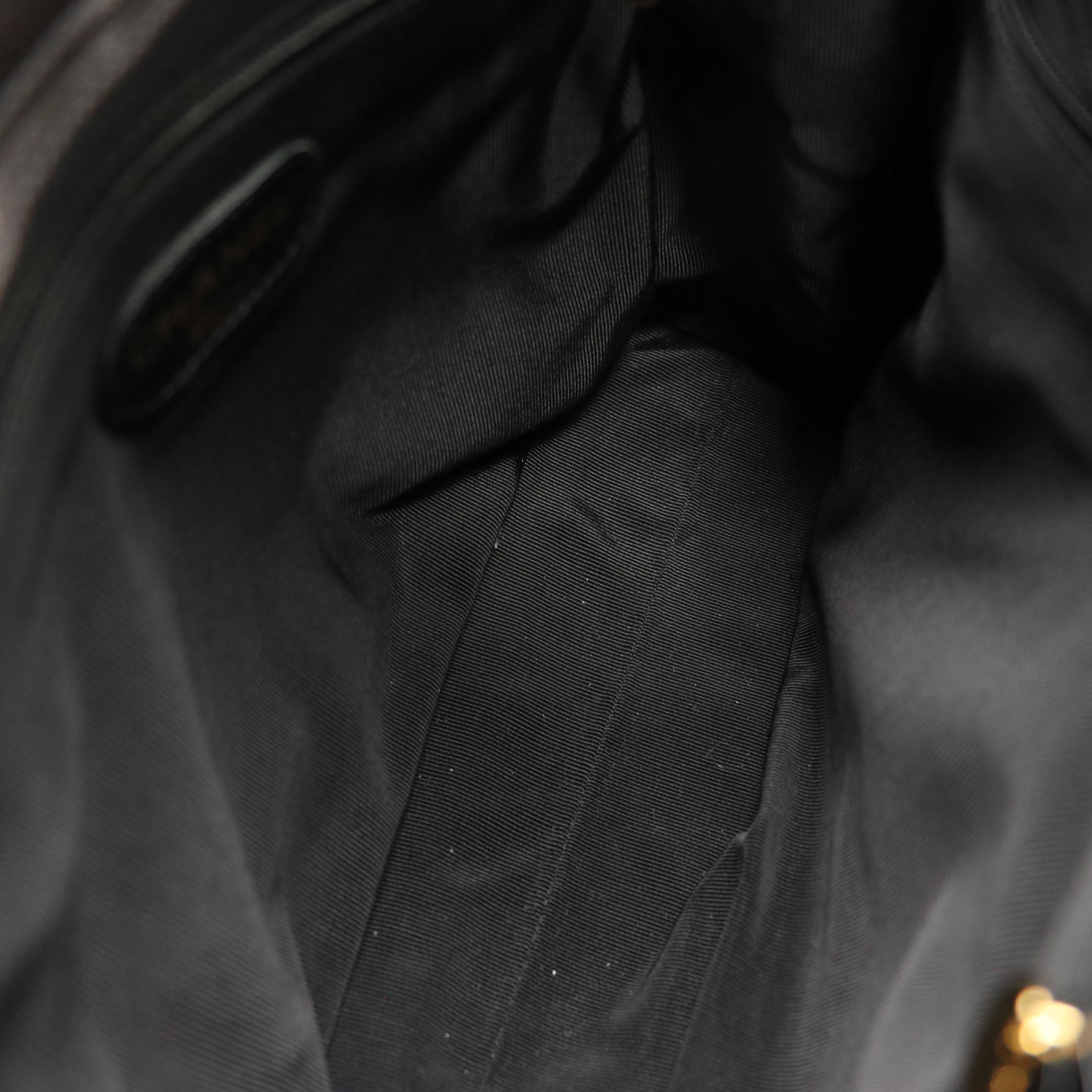 Chanel Timeless CC Stitched Tote in Brown Lambskin Leather