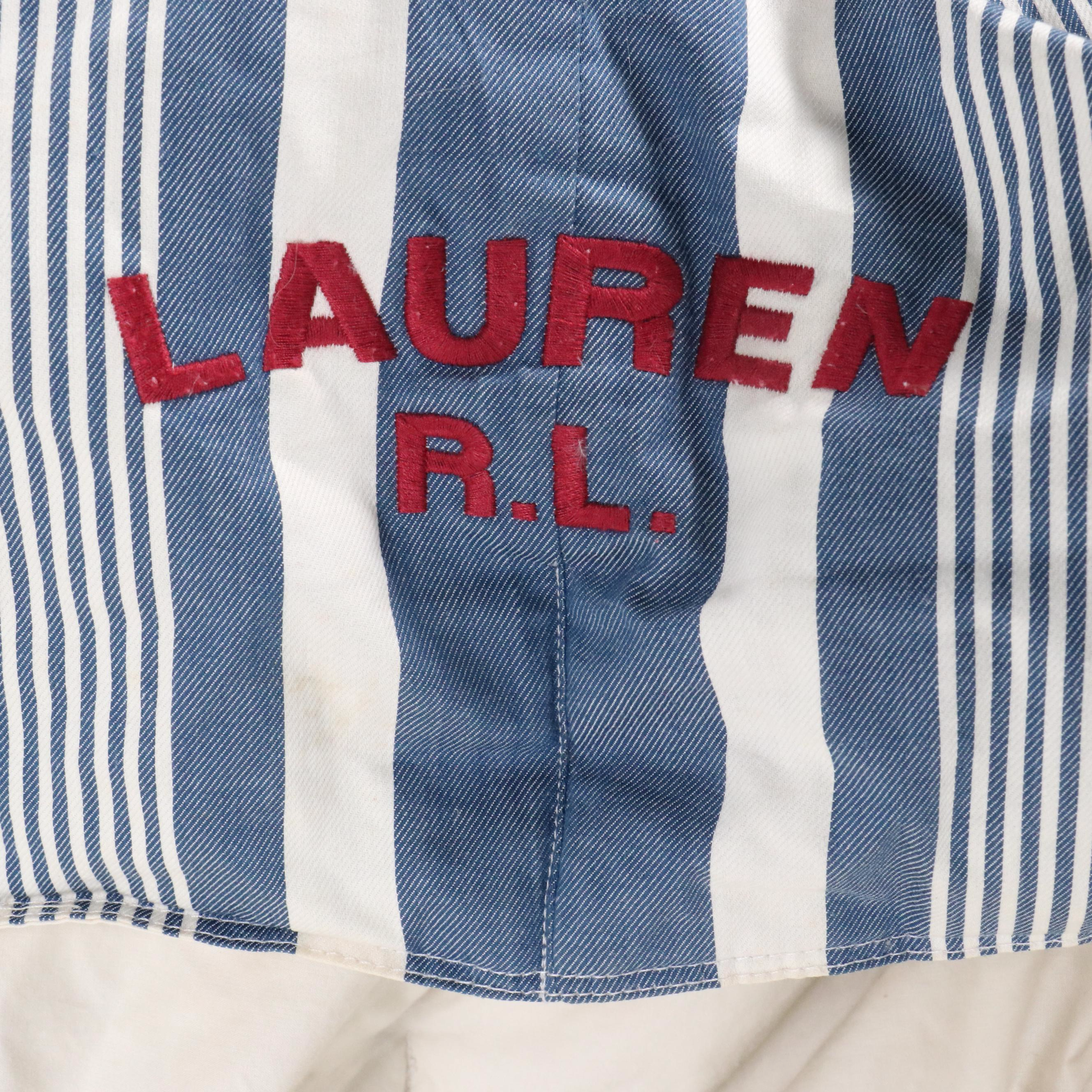 Ralph Lauren Home Striped Cotton Down Comforter