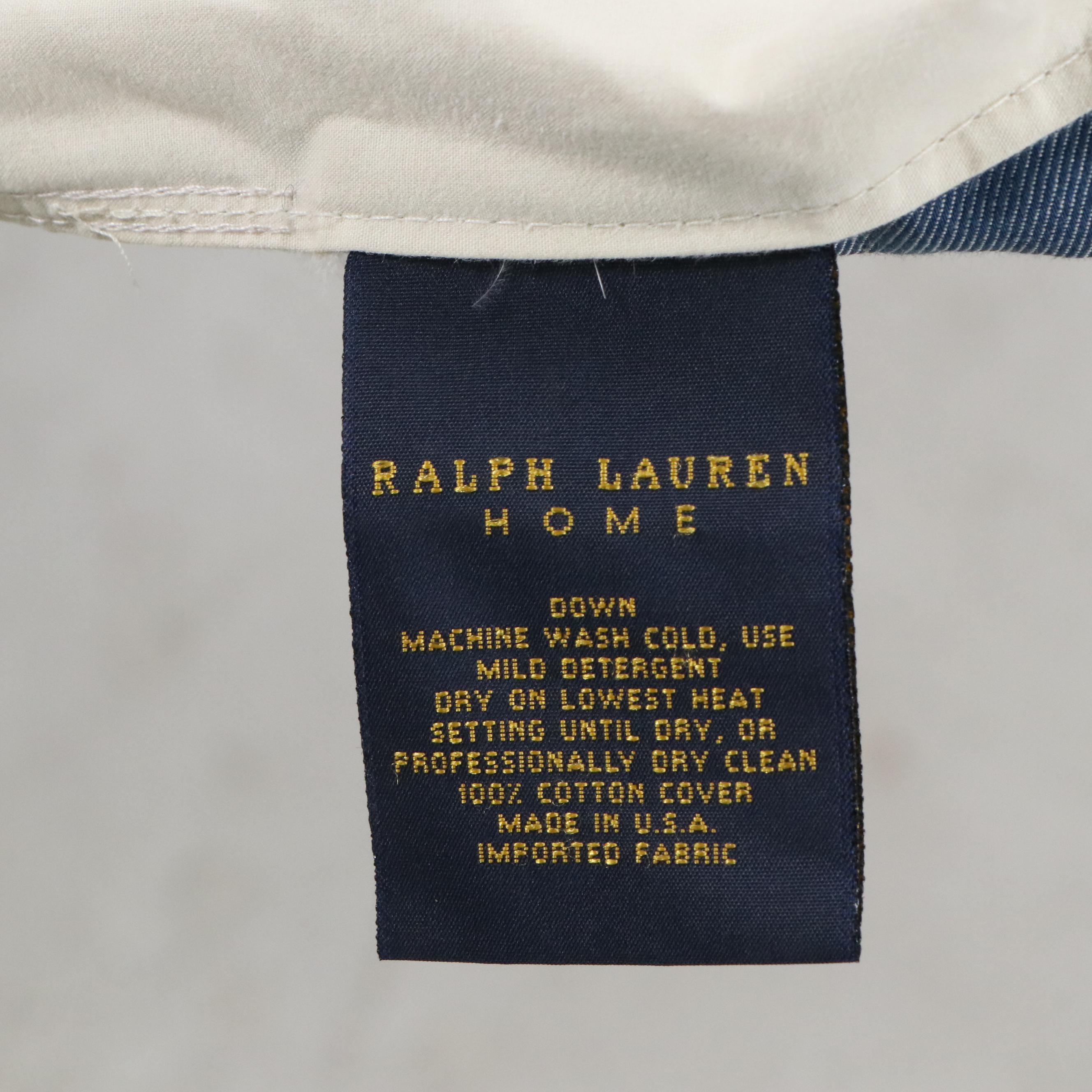 Ralph Lauren Home Striped Cotton Down Comforter