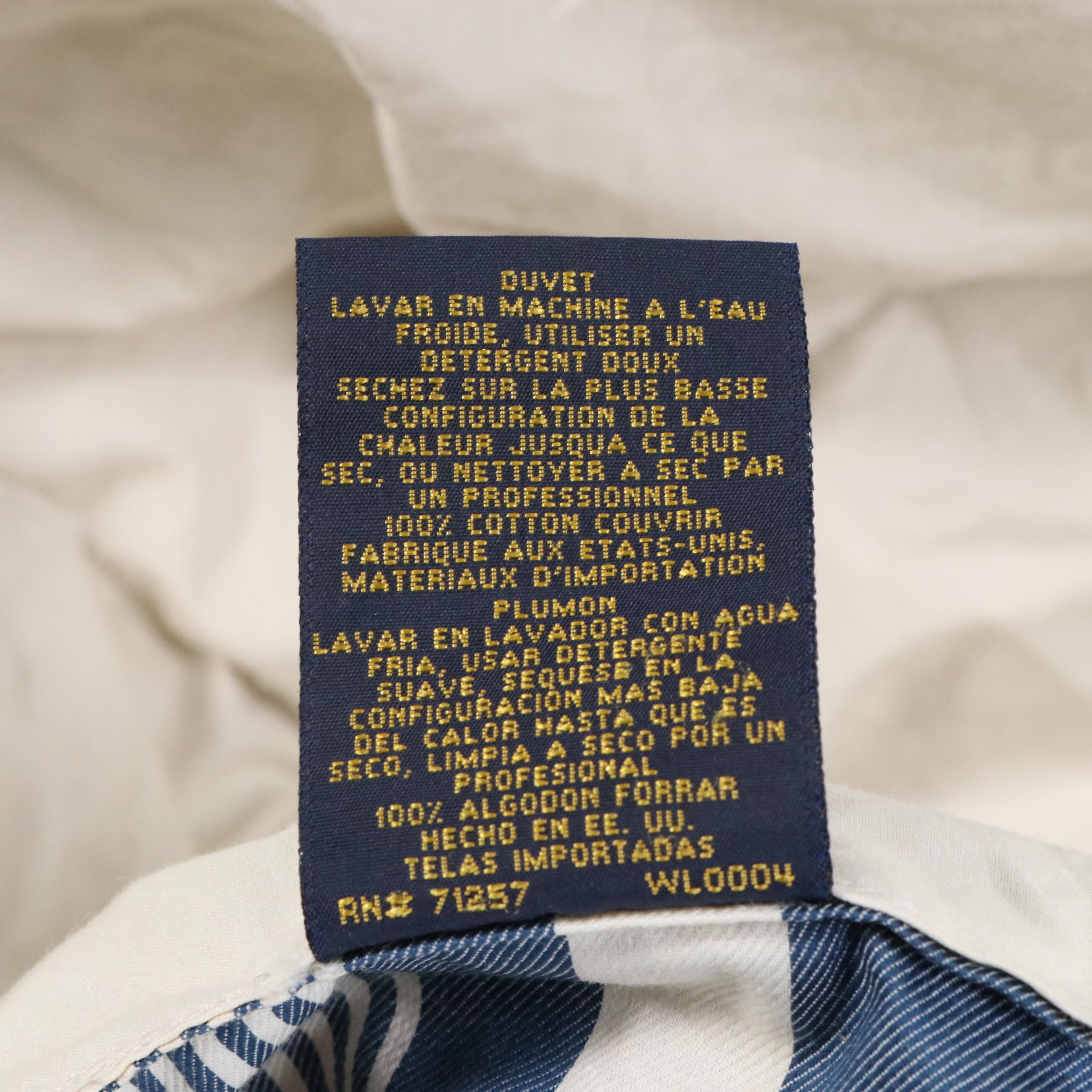 Ralph Lauren Home Striped Cotton Down Comforter