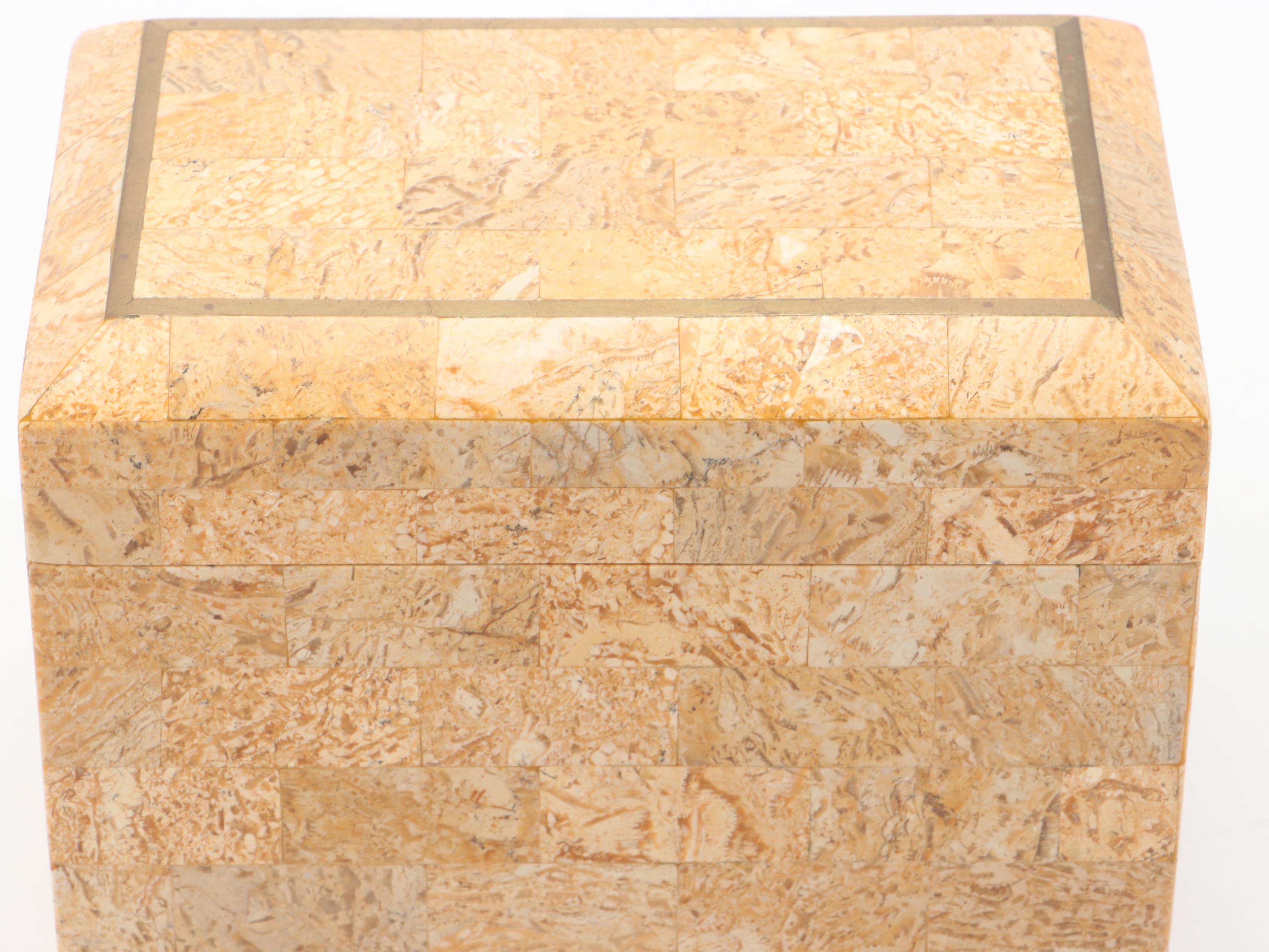 Maitland-Smith Ltd. Stone Tiled Box