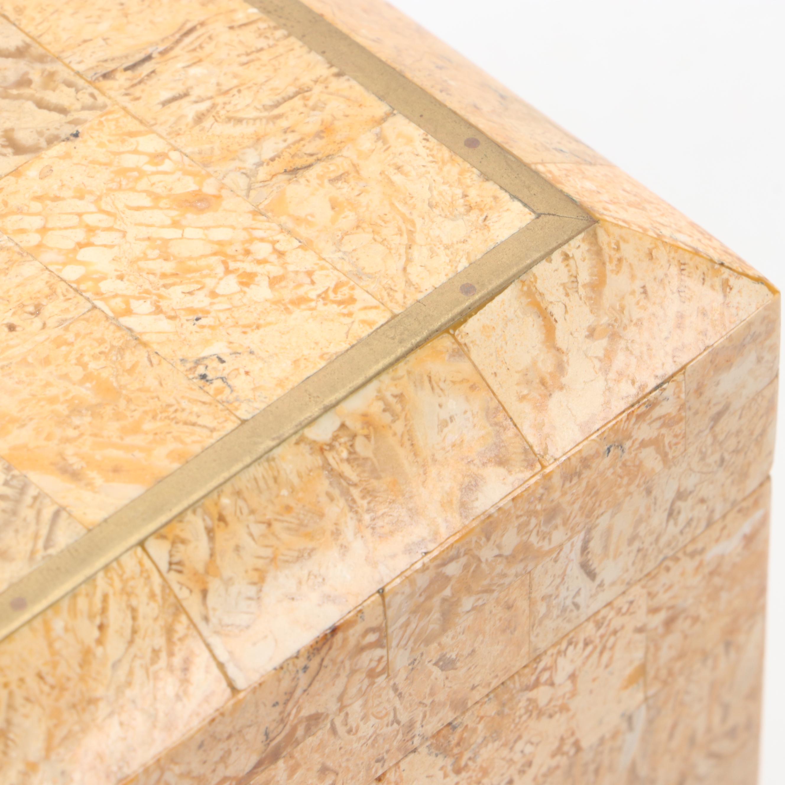 Maitland-Smith Ltd. Stone Tiled Box