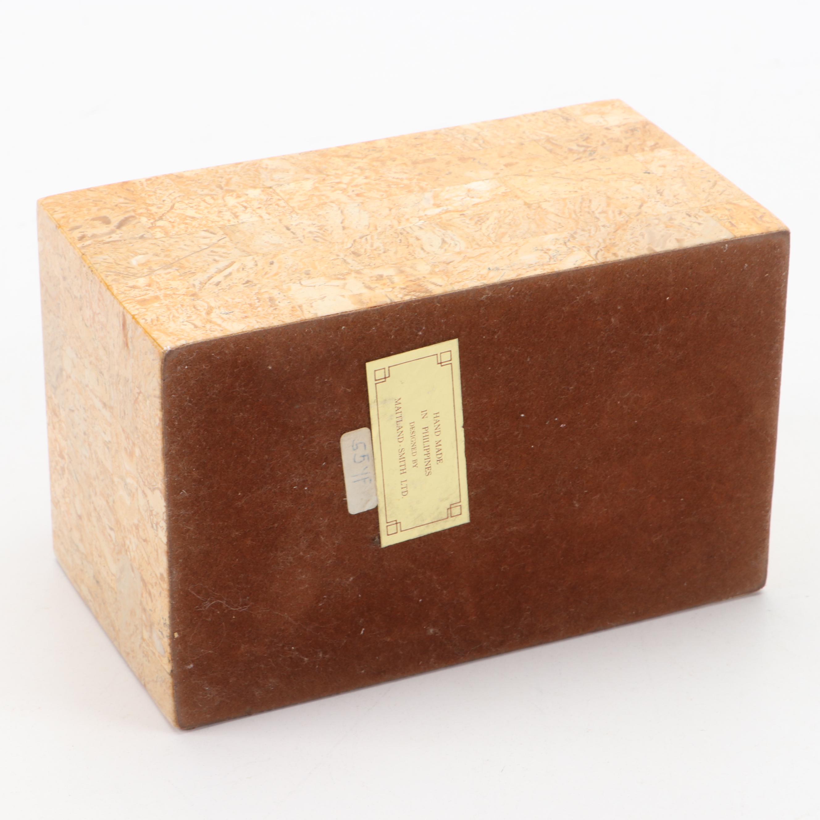 Maitland-Smith Ltd. Stone Tiled Box