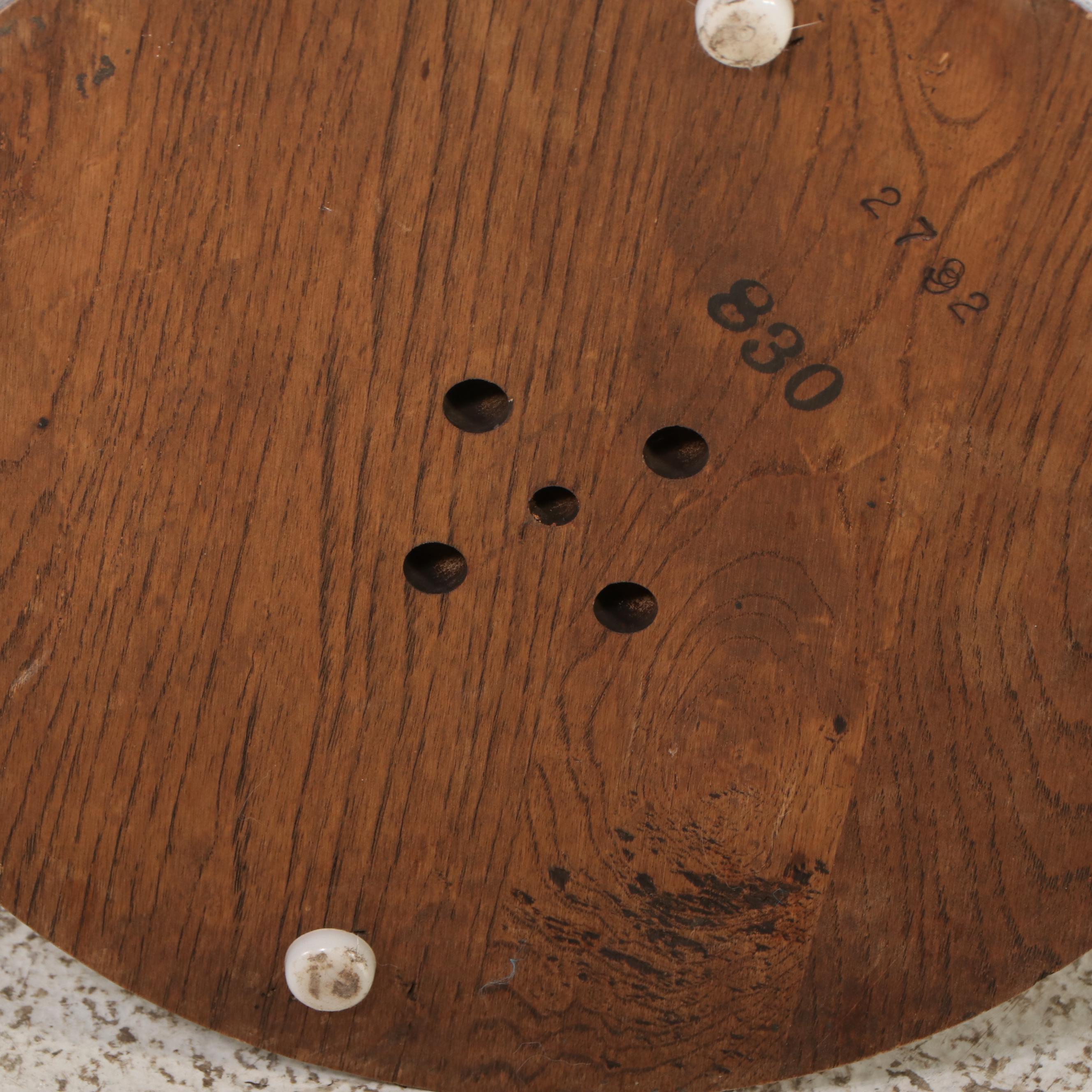 Burl Wood and Oak Barley Twist Carved Stand, 20th Century