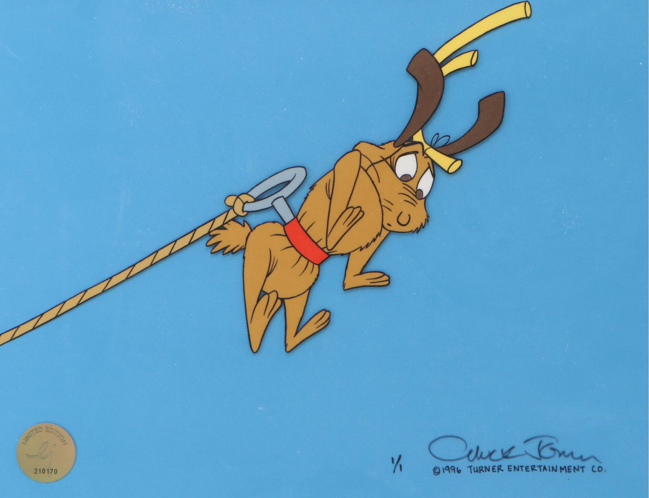 Chuck Jones Signed "Dr. Seuss' How the Grinch Stole Christmas" Animation Cel