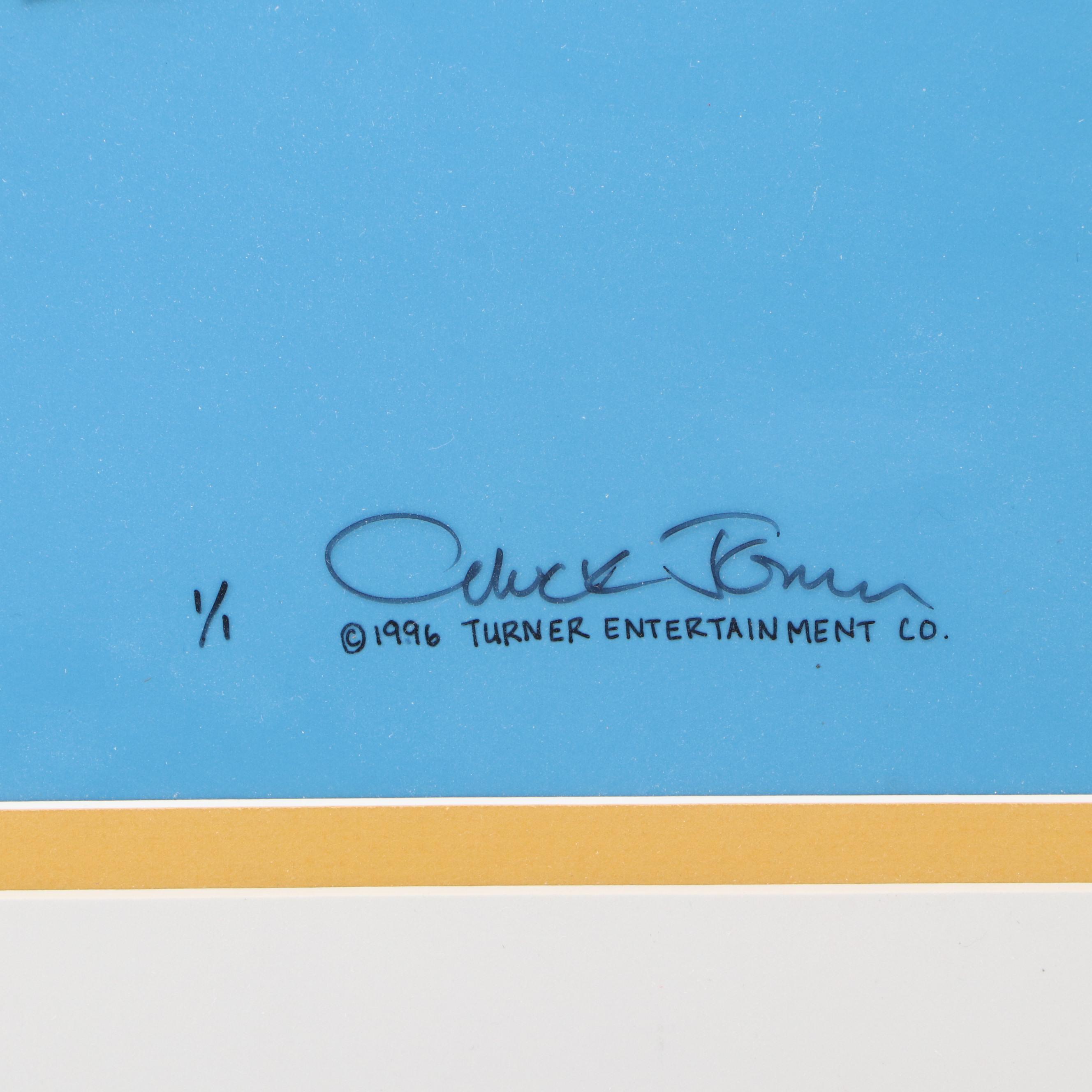 Chuck Jones Signed "Dr. Seuss' How the Grinch Stole Christmas" Animation Cel