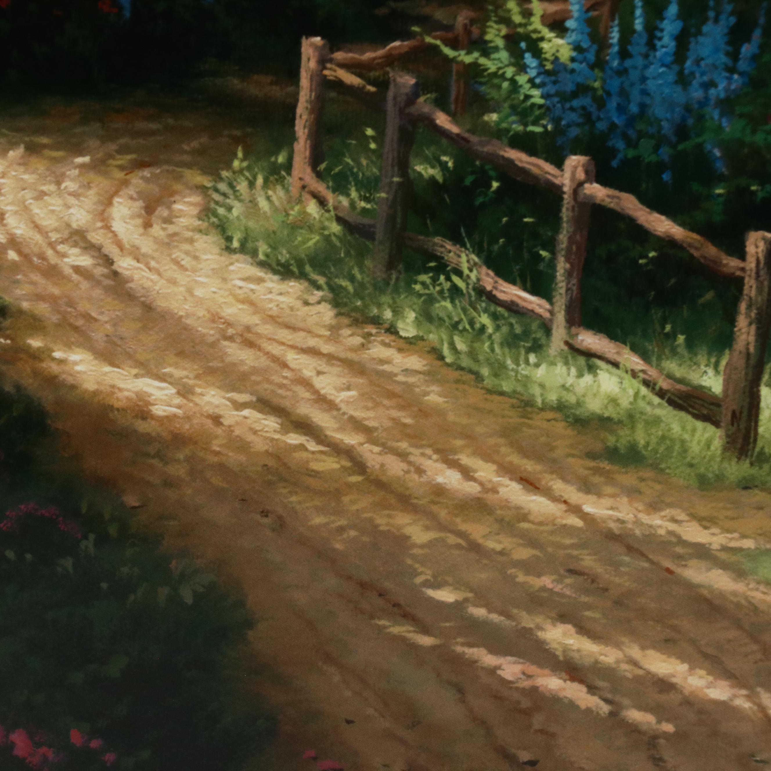 Offset Lithograph After Thomas Kinkade "A New Day Dawning"