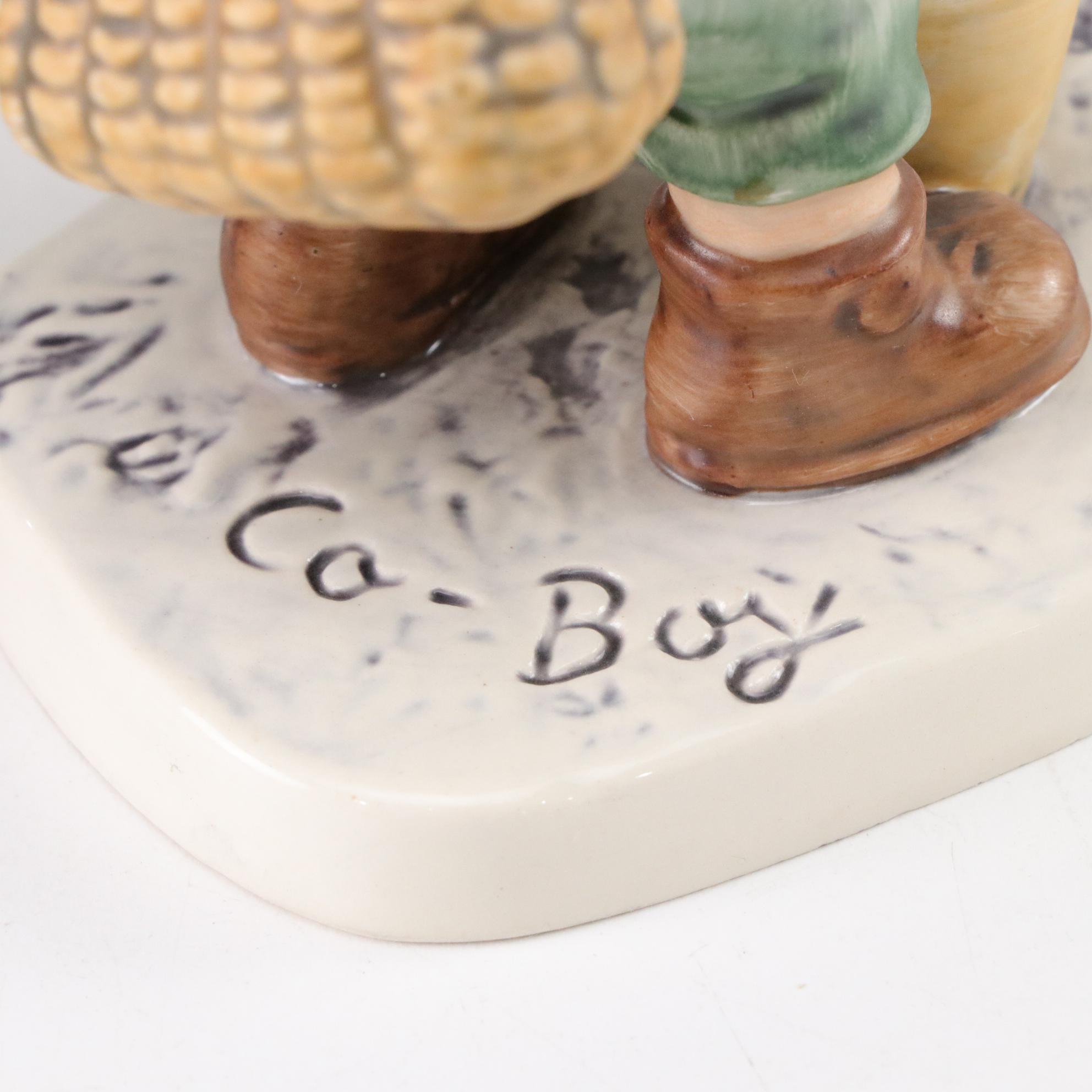 Goebel Co-Boy Gnome Porcelain Figurines, West Germany