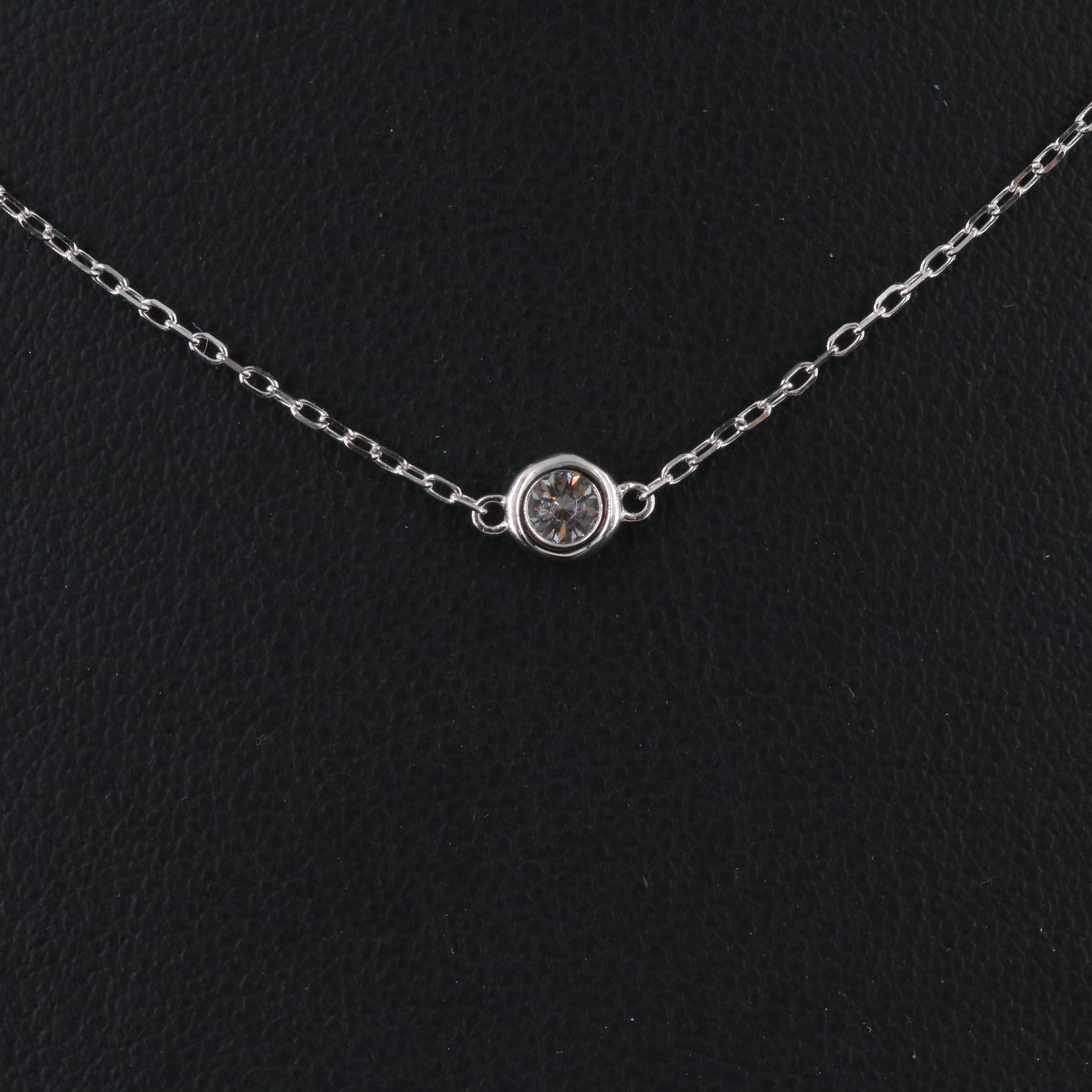 14K 2.20 CTW Lab Grown Diamond Station Necklace