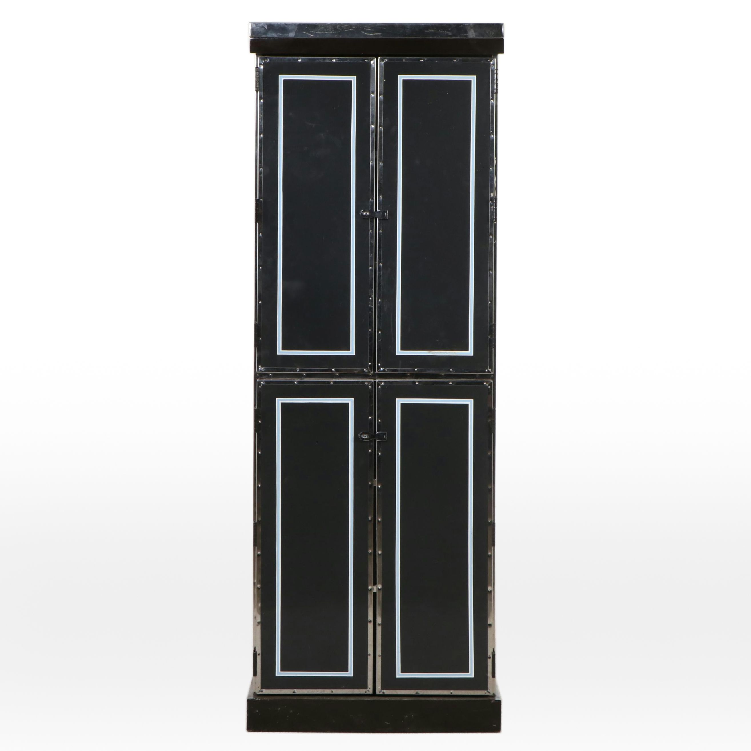 McGuinn Farms Metal-Clad Wood Horse Tack Cabinet