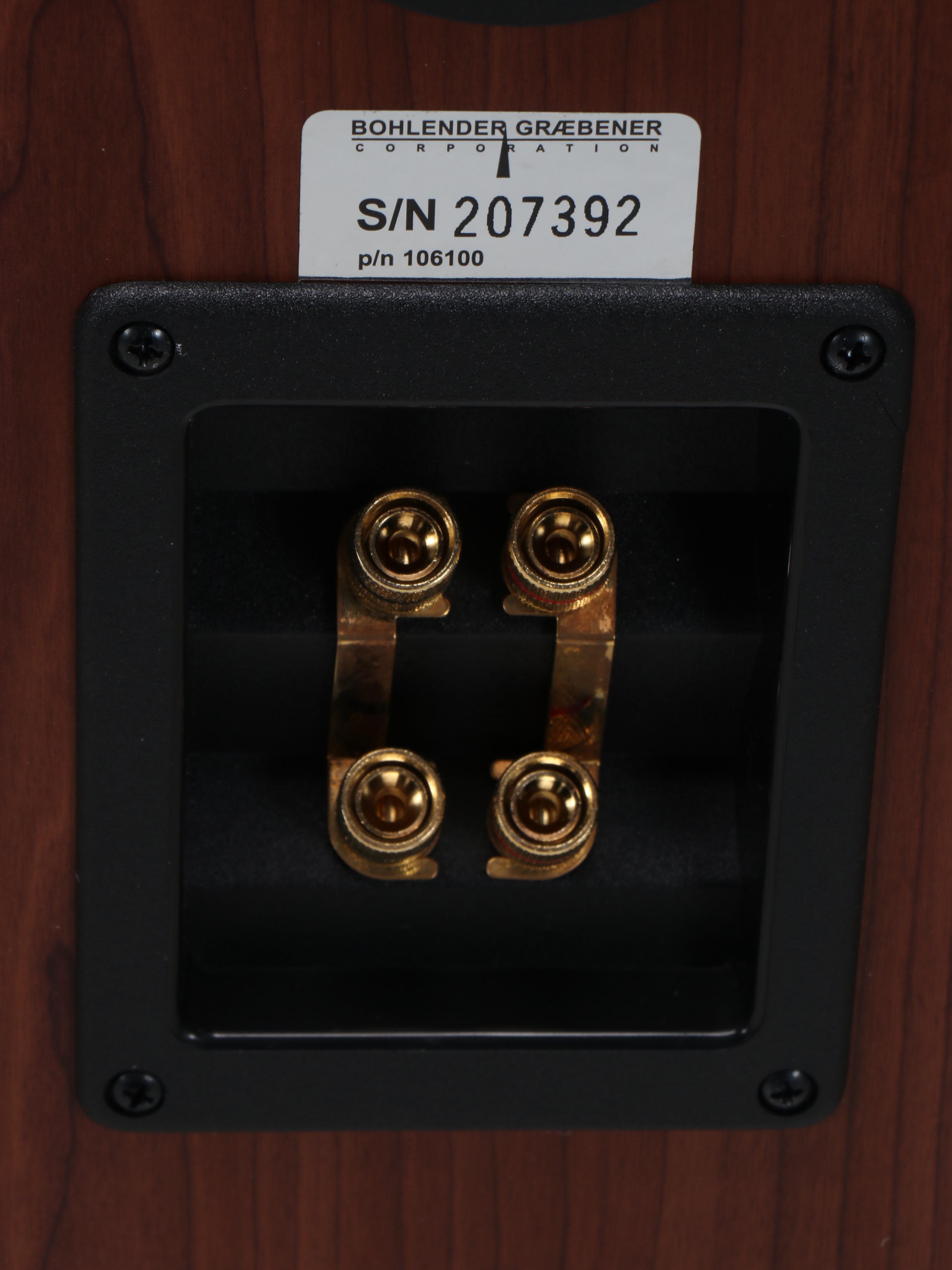 Bohlender-Graebener Radia Series and Dahlquist PDQ-1500 Subwoofer