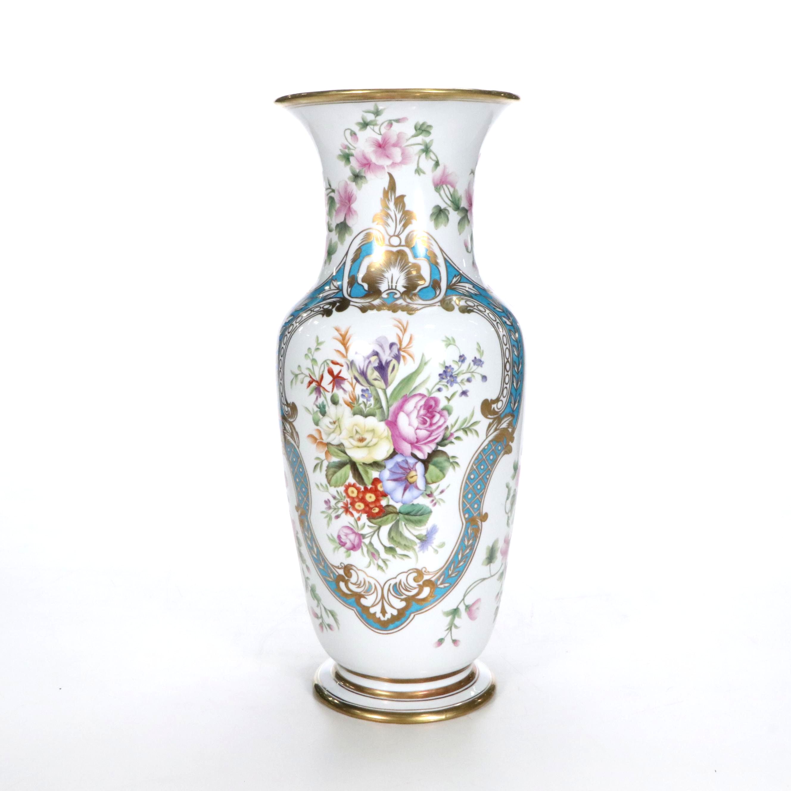 Chinese Famille Rose Porcelain Floor Vase