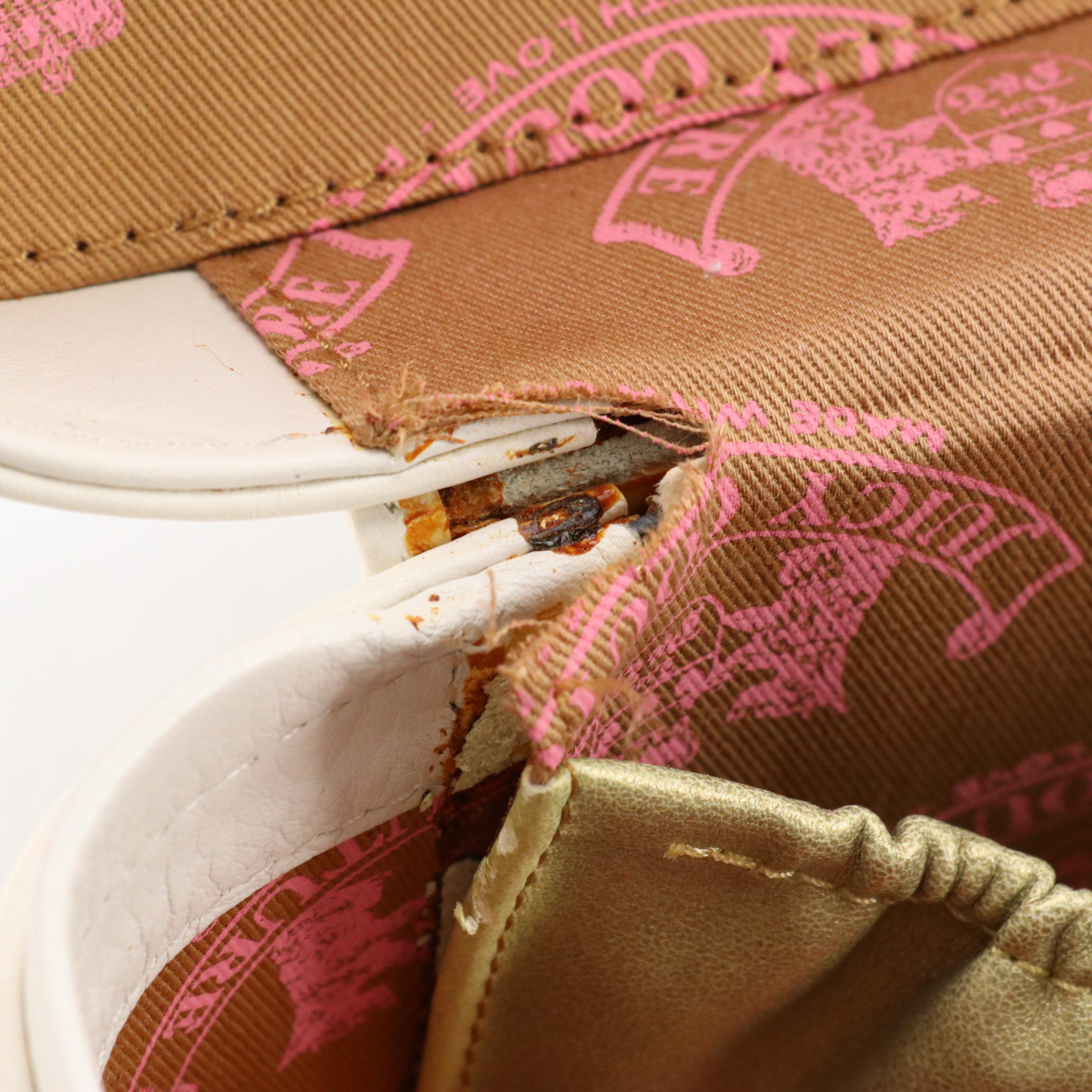 Juicy Couture Leather Box Bag, Nine West Leopard Canvas Clutch, Gianni Bini Tote