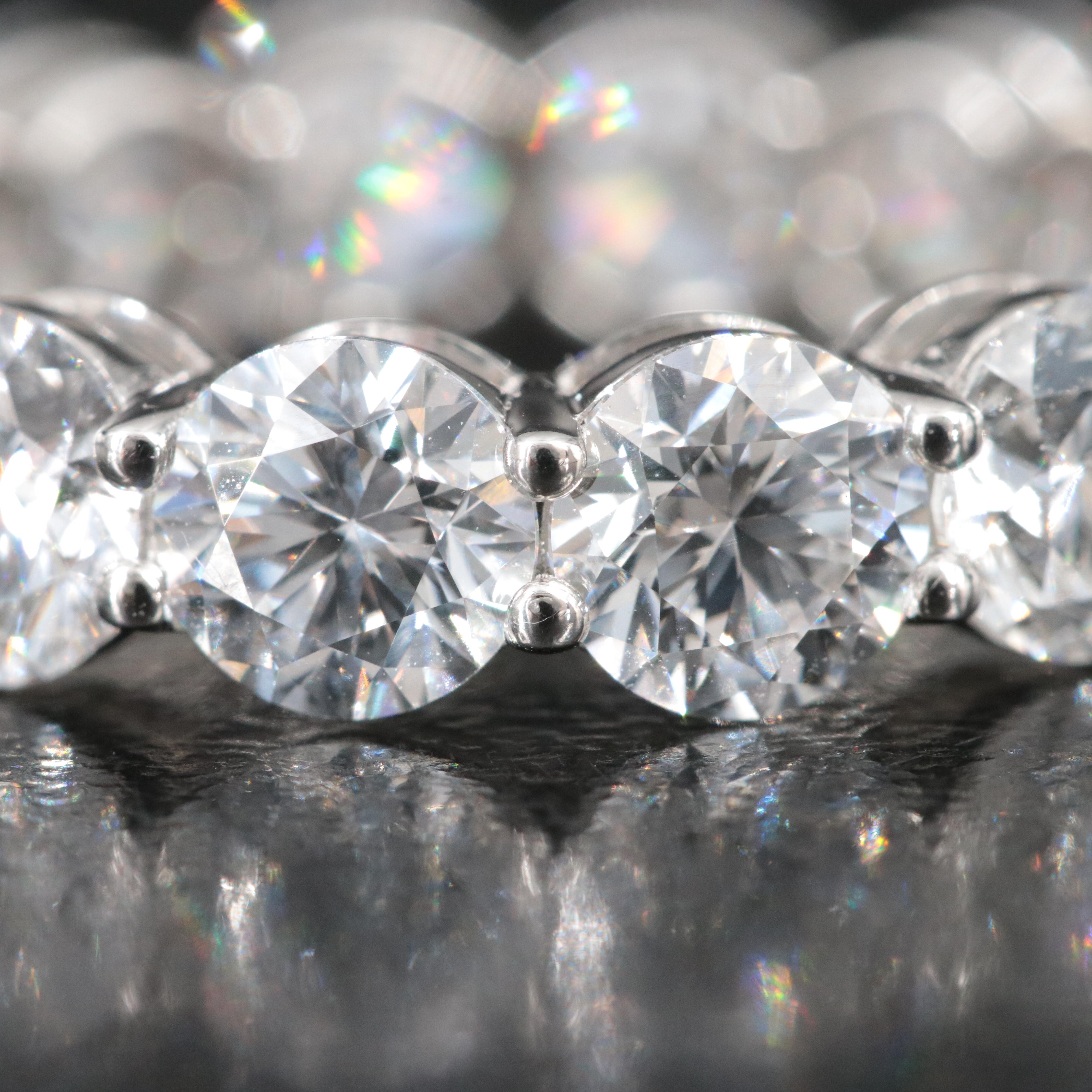 Platinum 7.18 CTW Lab Grown Diamond Eternity Band