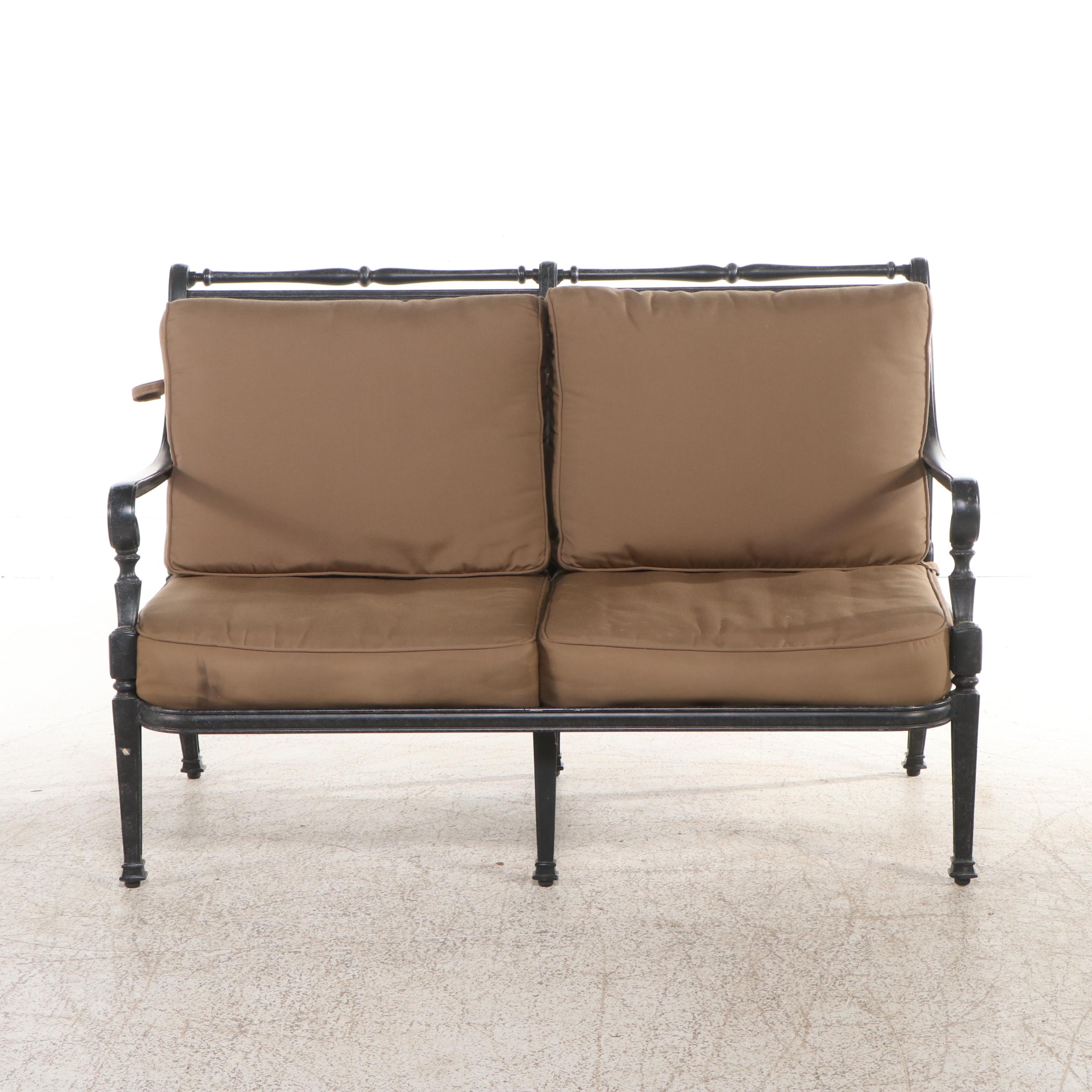 Frontgate Contemporary Cast Metal Patio Lounge Furniture