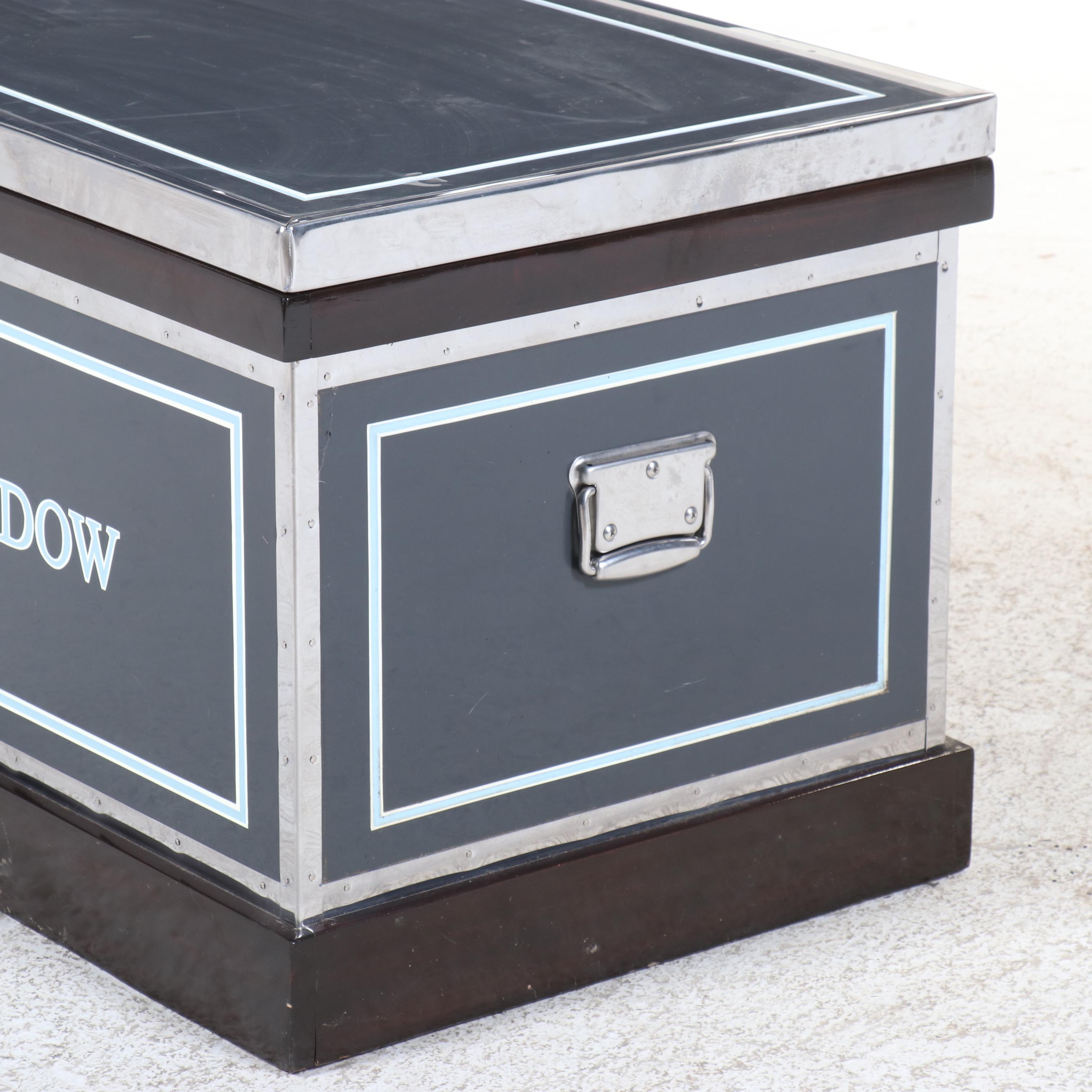 McGuinn Farms Metal Clad Horse Tack Chest