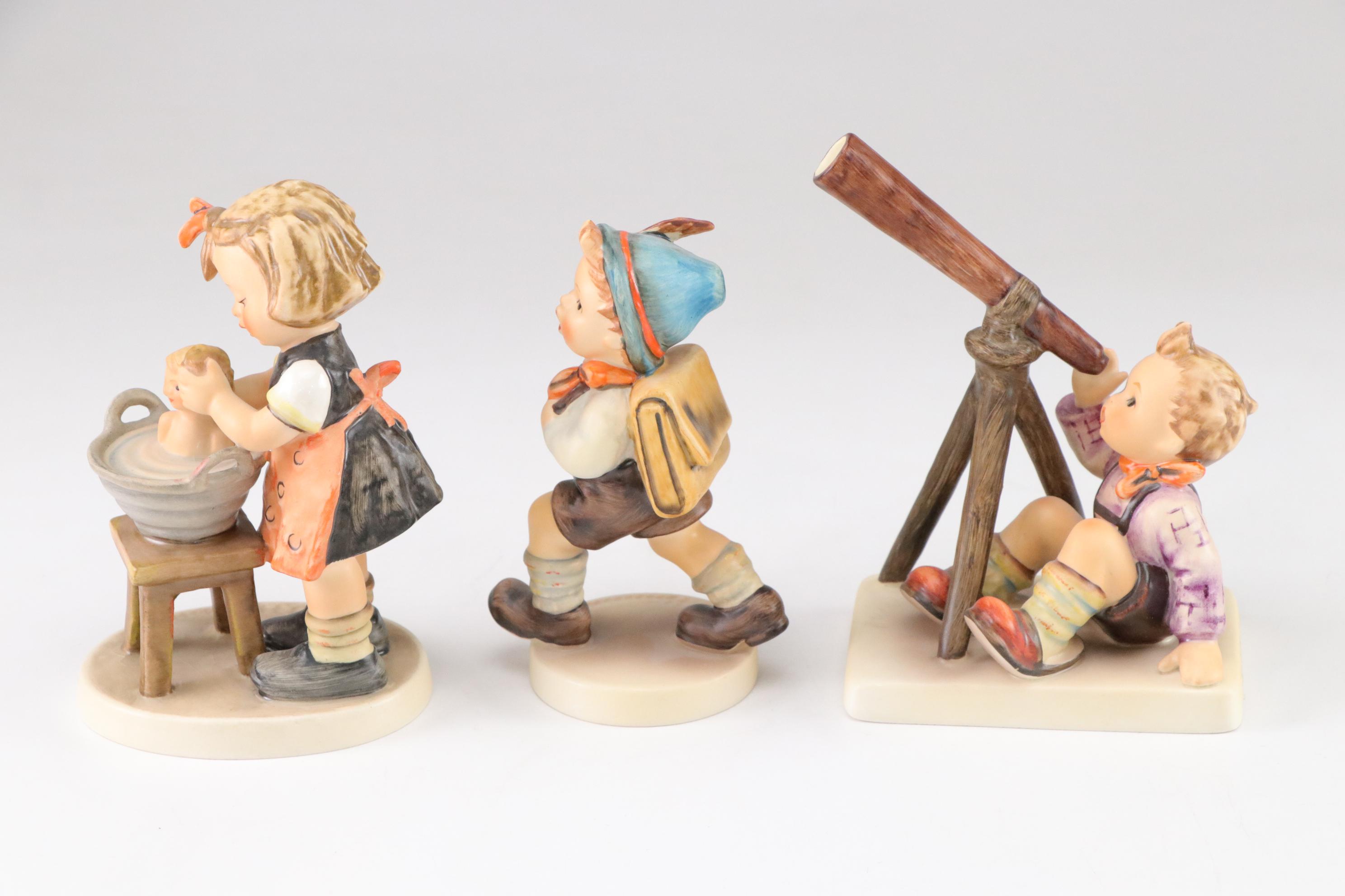 Goebel "Doll Bath," "School Boy" & More Porcelain Hummel Figurines