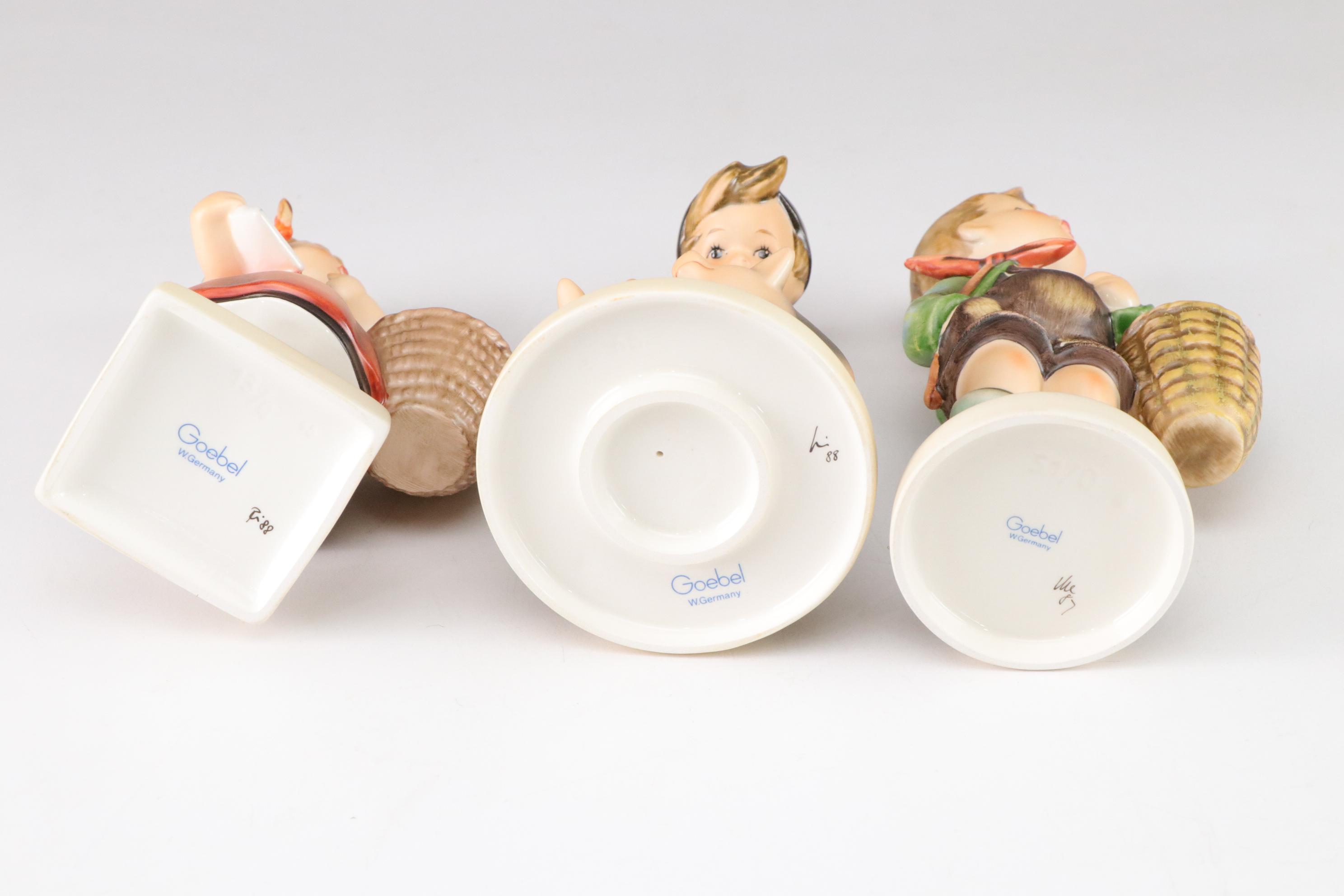 Goebel "Doll Bath," "School Boy" & More Porcelain Hummel Figurines