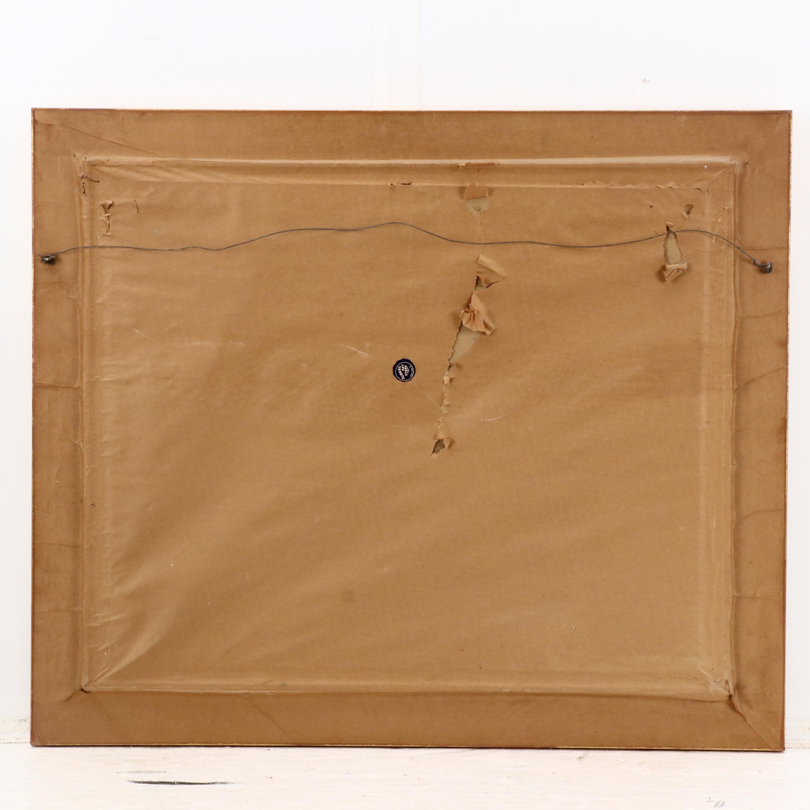 Andreas Roth California Landscape Oil Painting, 1948