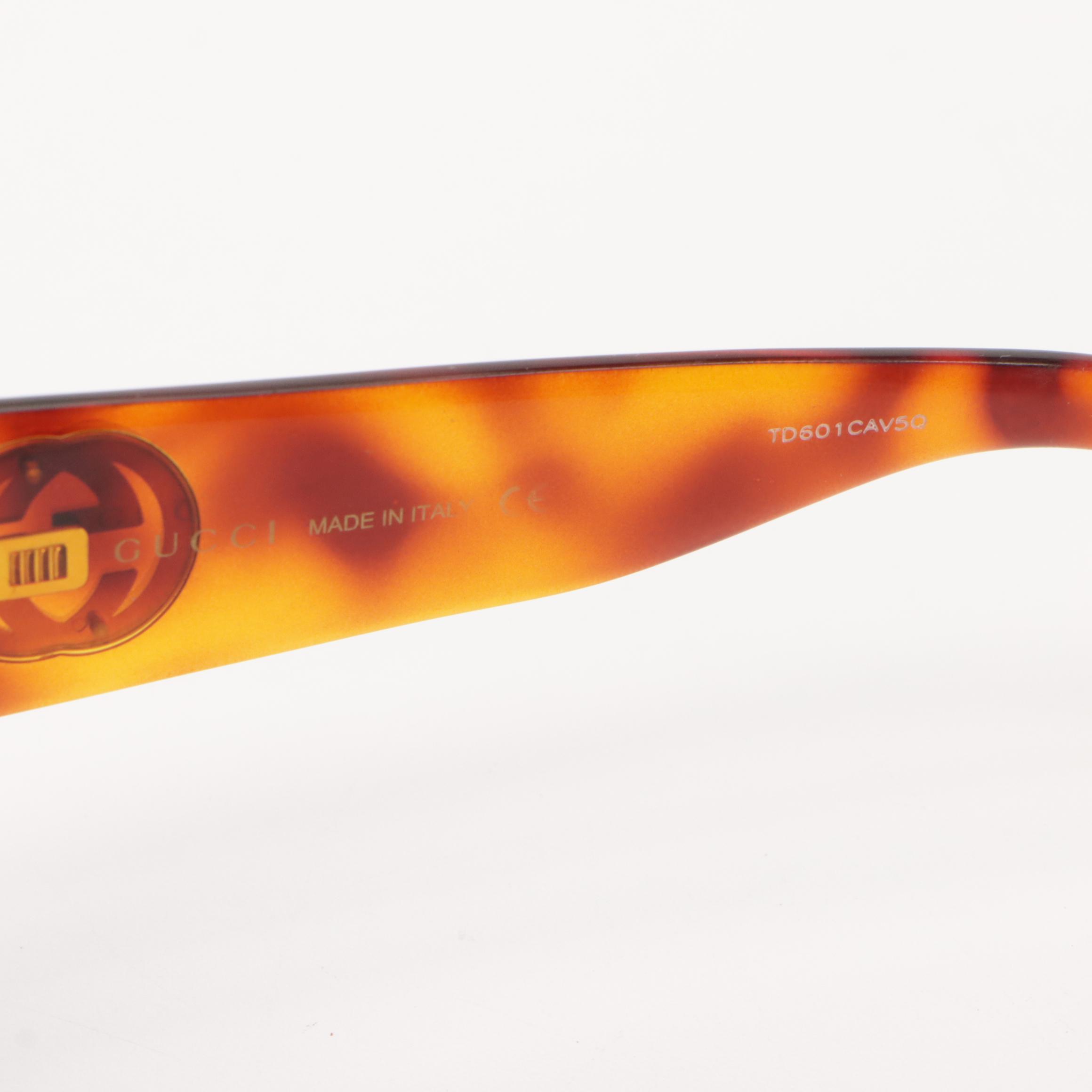 Gucci GG0053S Oversized Square Polarized Sunglasses with Case