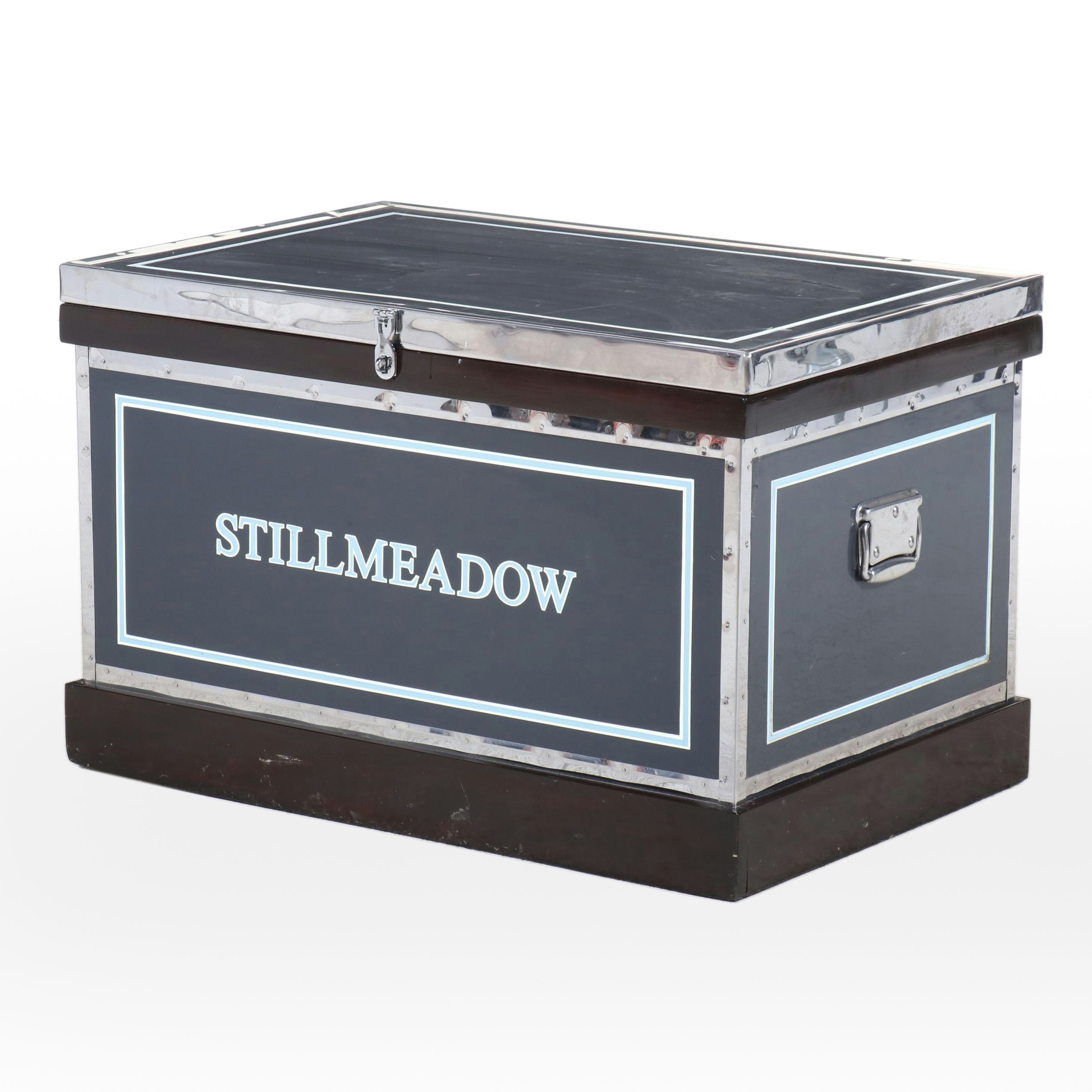 McGuinn Farms Metal Clad Horse Tack Chest