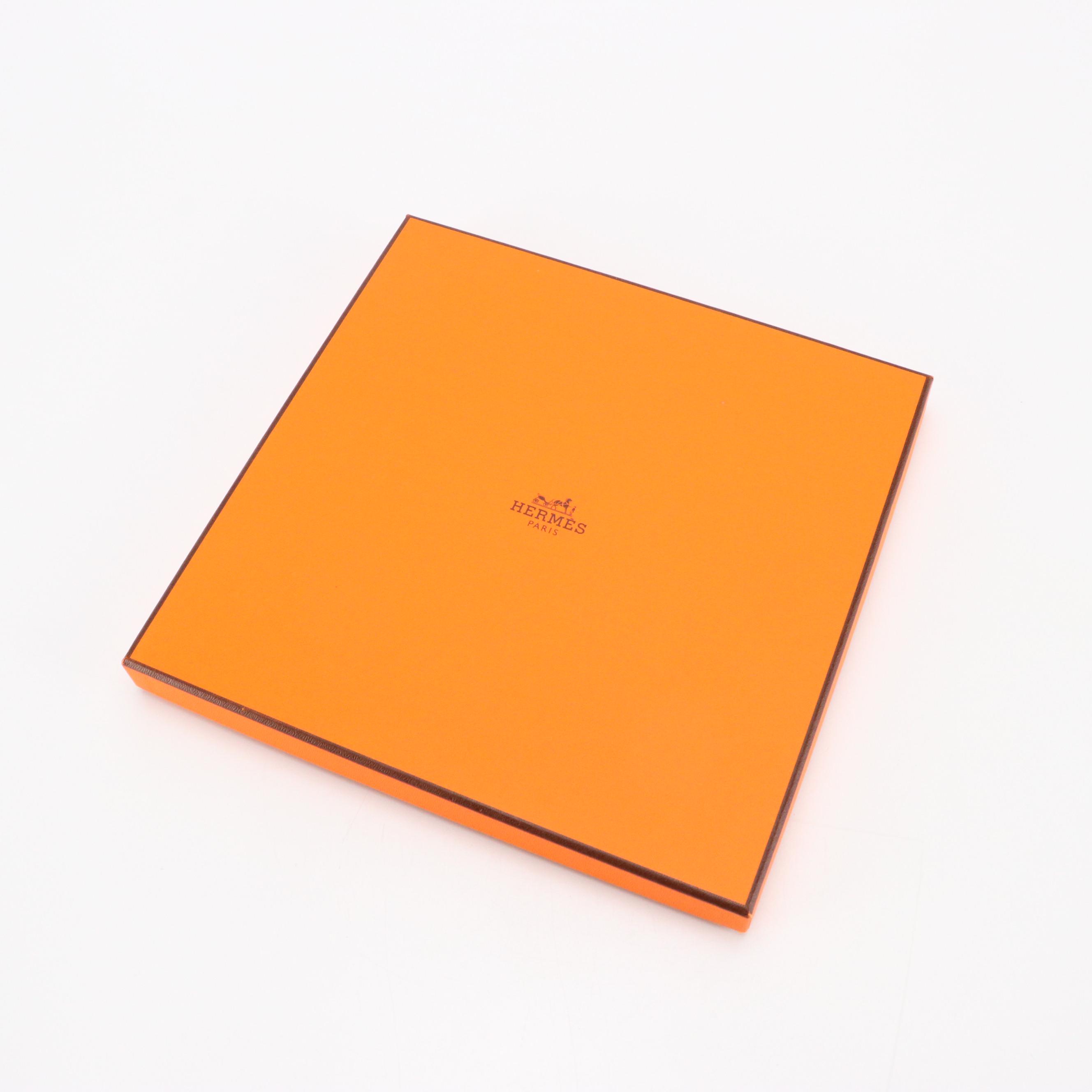 Hermès "Les Clés" Scarf 90 in Silk Twill with Box