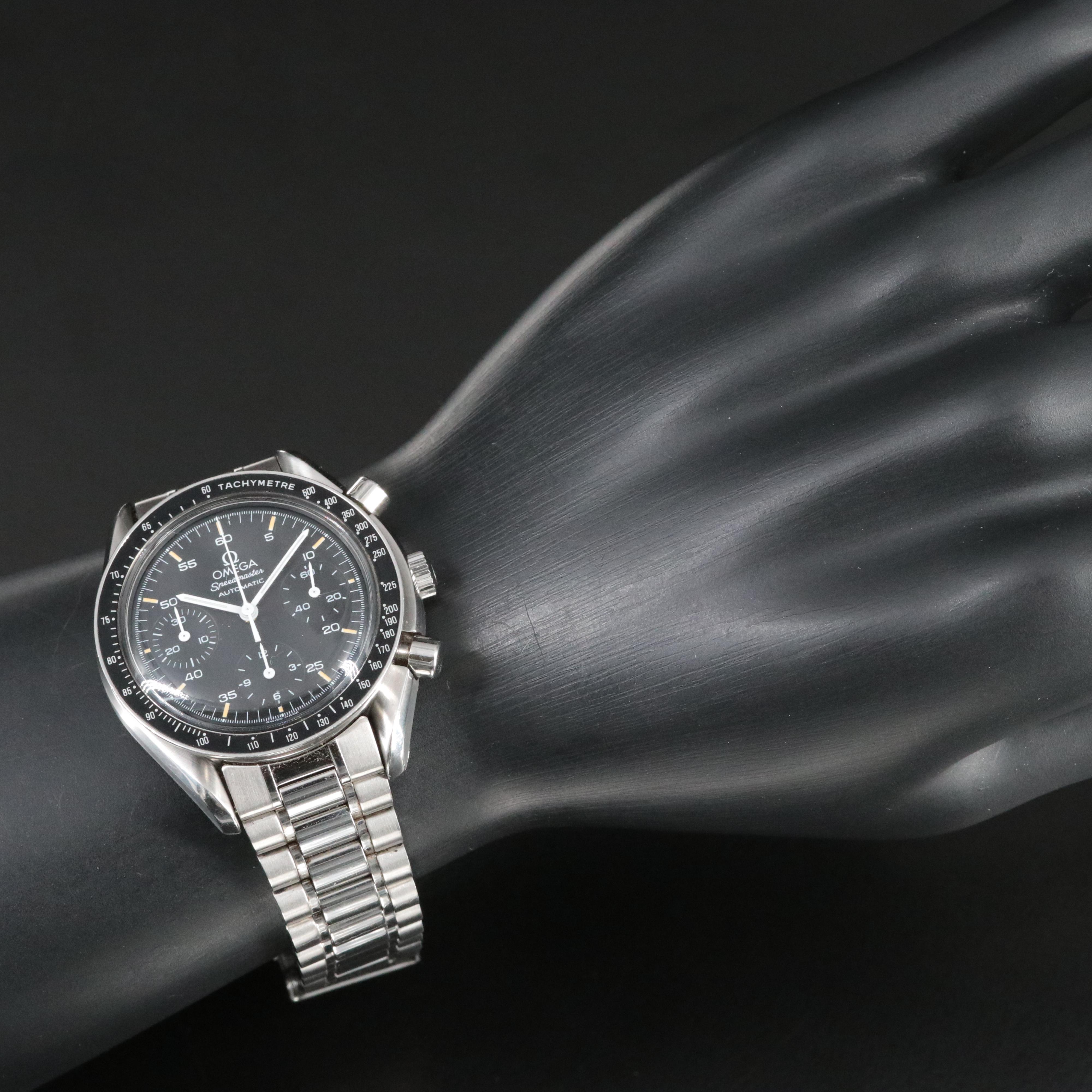 1999 Omega Speedmaster Reduced 39mm Automatic Chronograph Watch