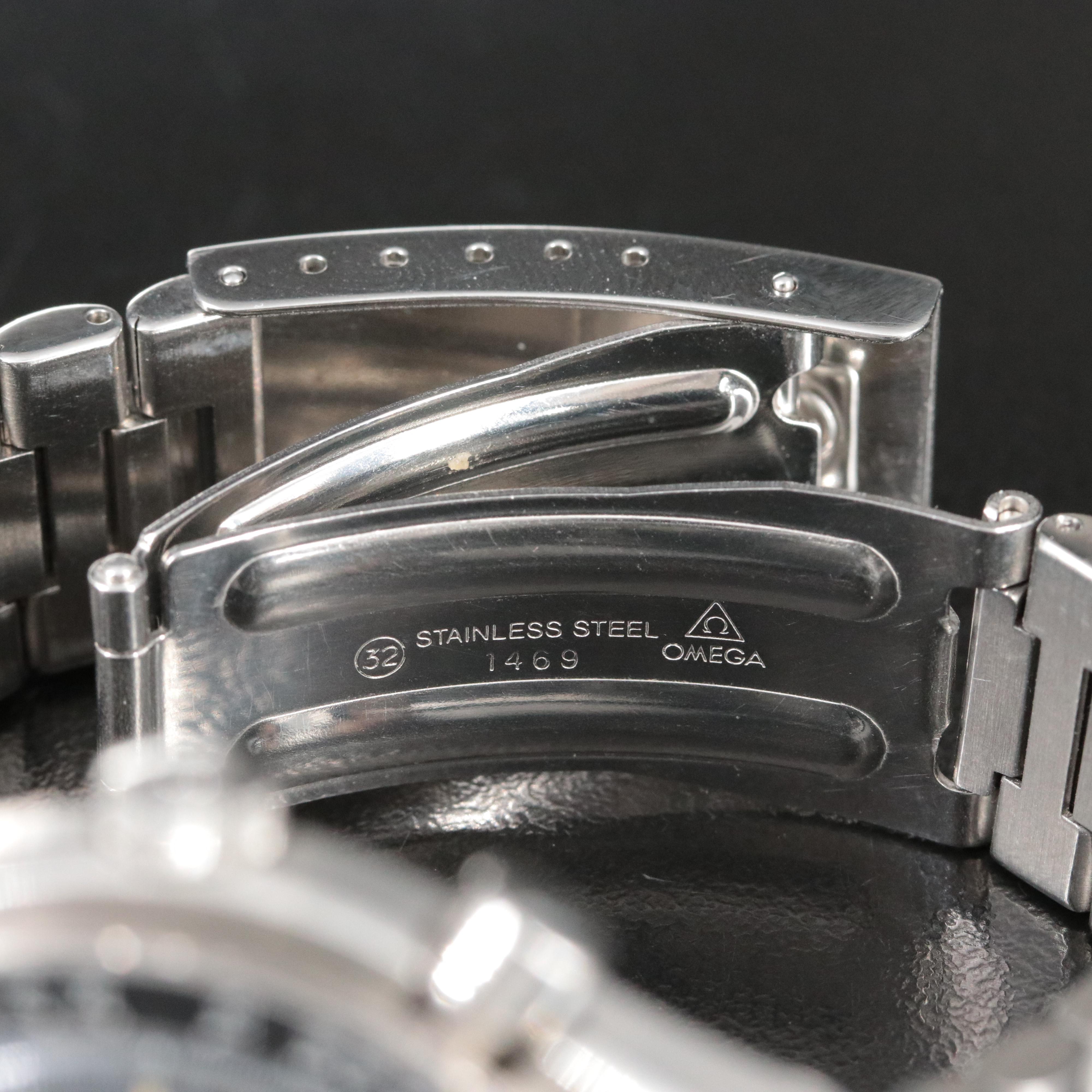 1999 Omega Speedmaster Reduced 39mm Automatic Chronograph Watch