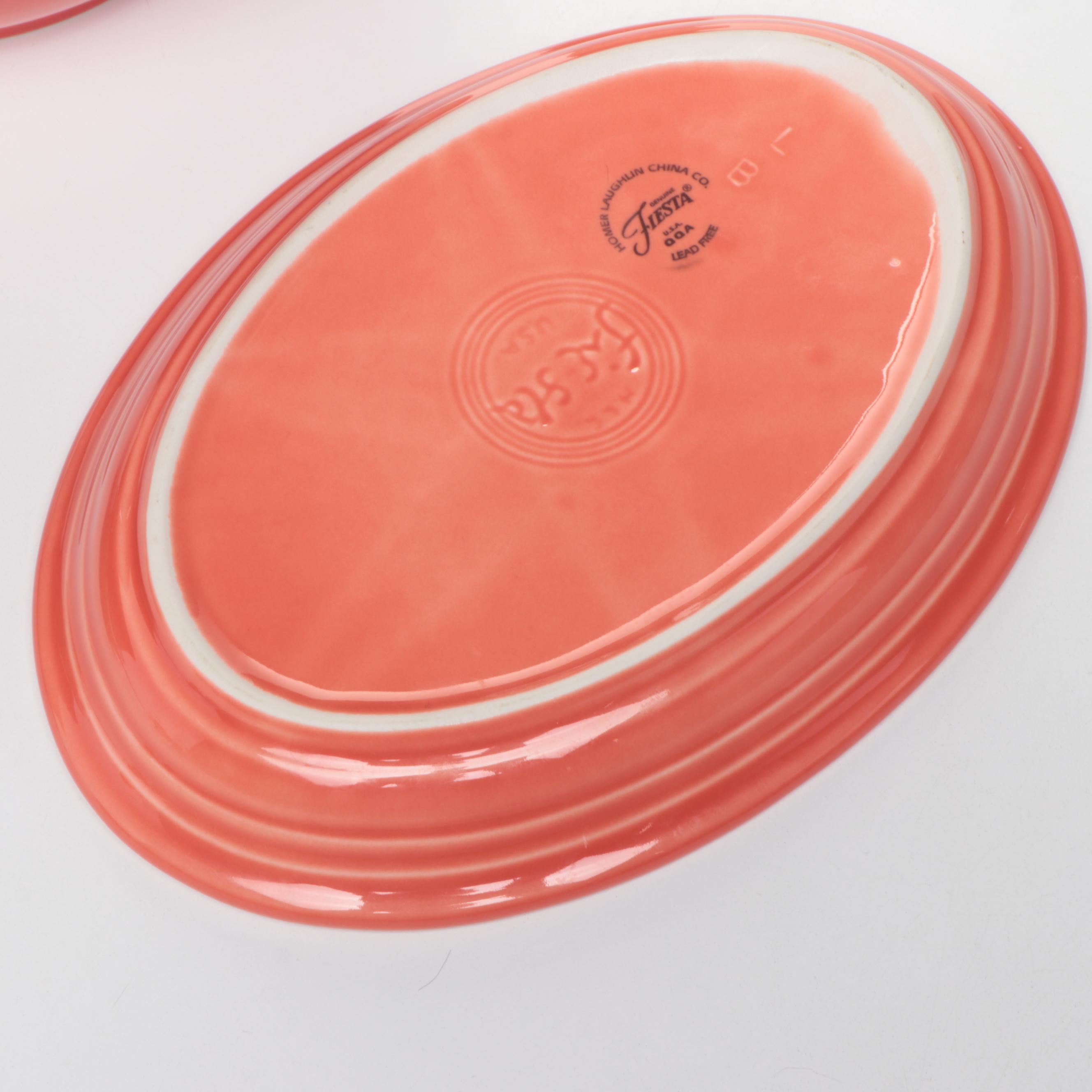 Homer Laughlin "Fiesta" Persimmon Tableware and Accessories