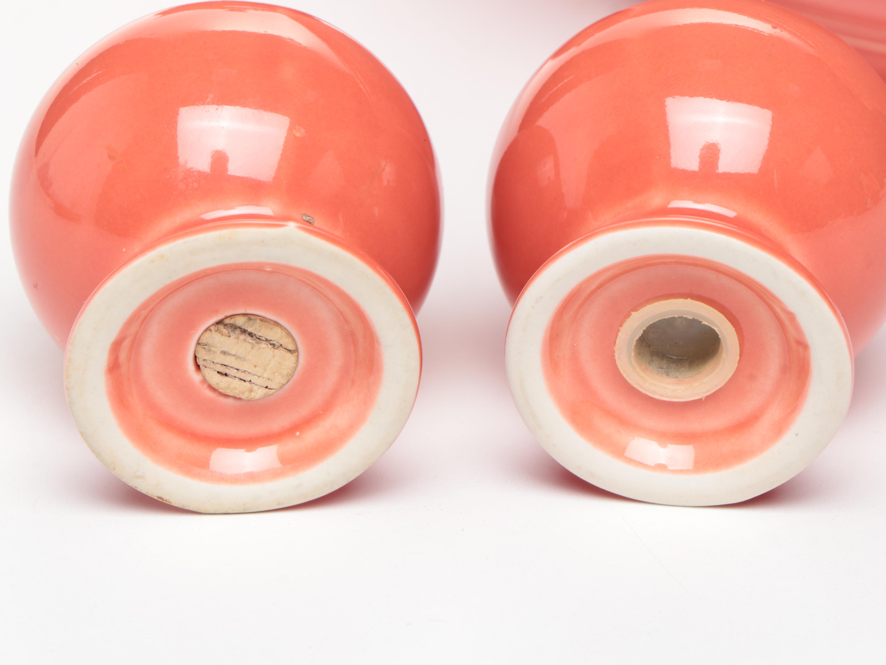 Homer Laughlin "Fiesta" Persimmon Tableware and Accessories