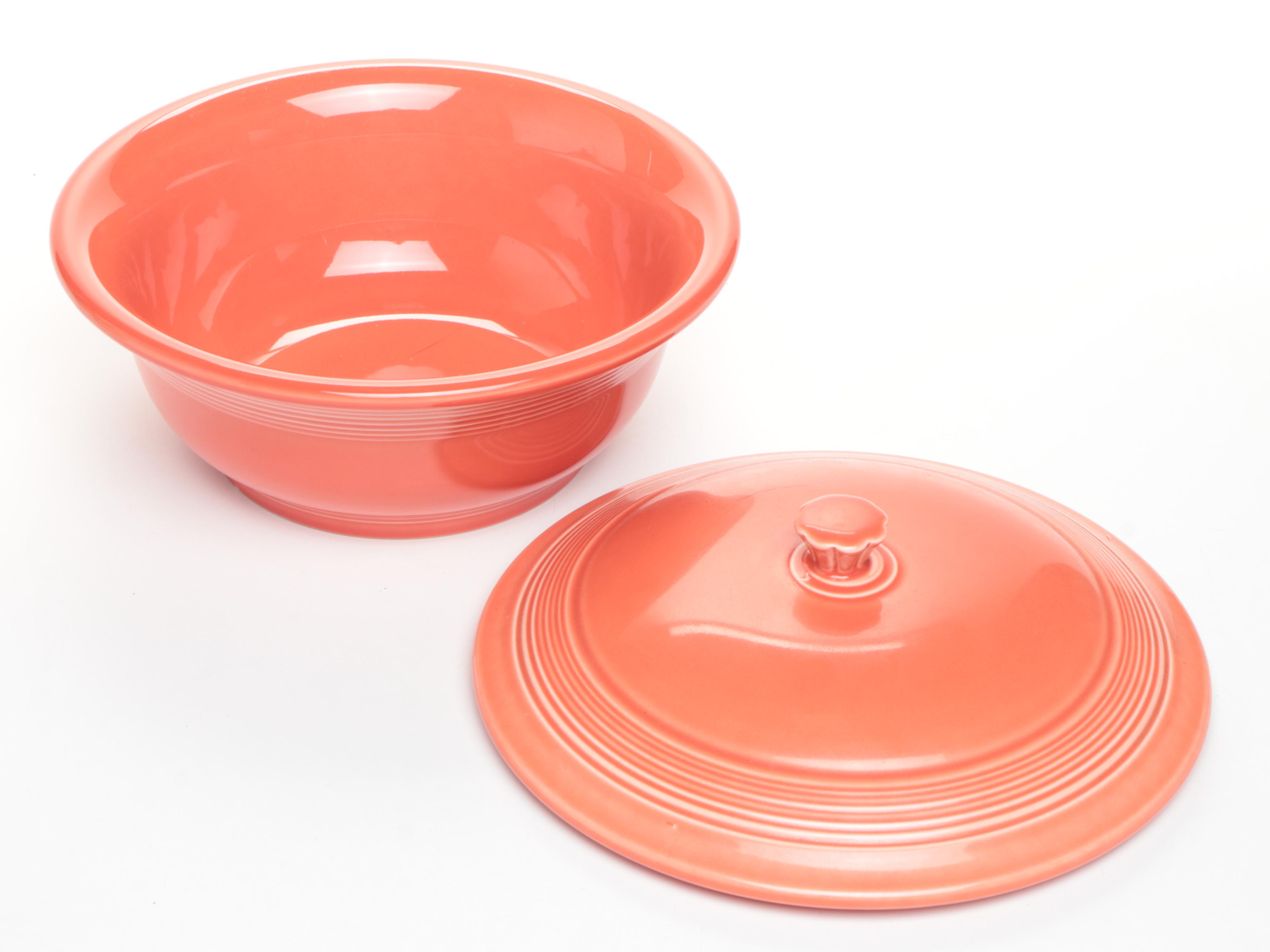 Homer Laughlin "Fiesta" Persimmon Tableware and Accessories