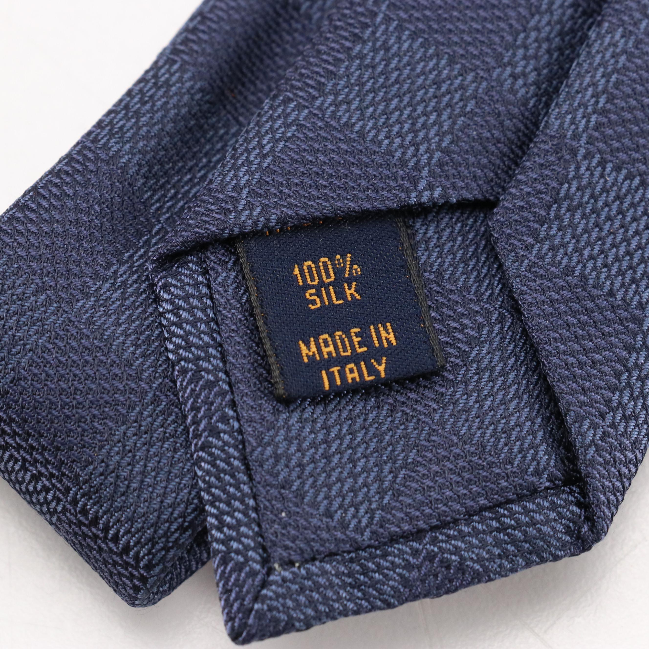 Louis Vuitton Damier Classique Tie in Marine Silk Jacquard with Box