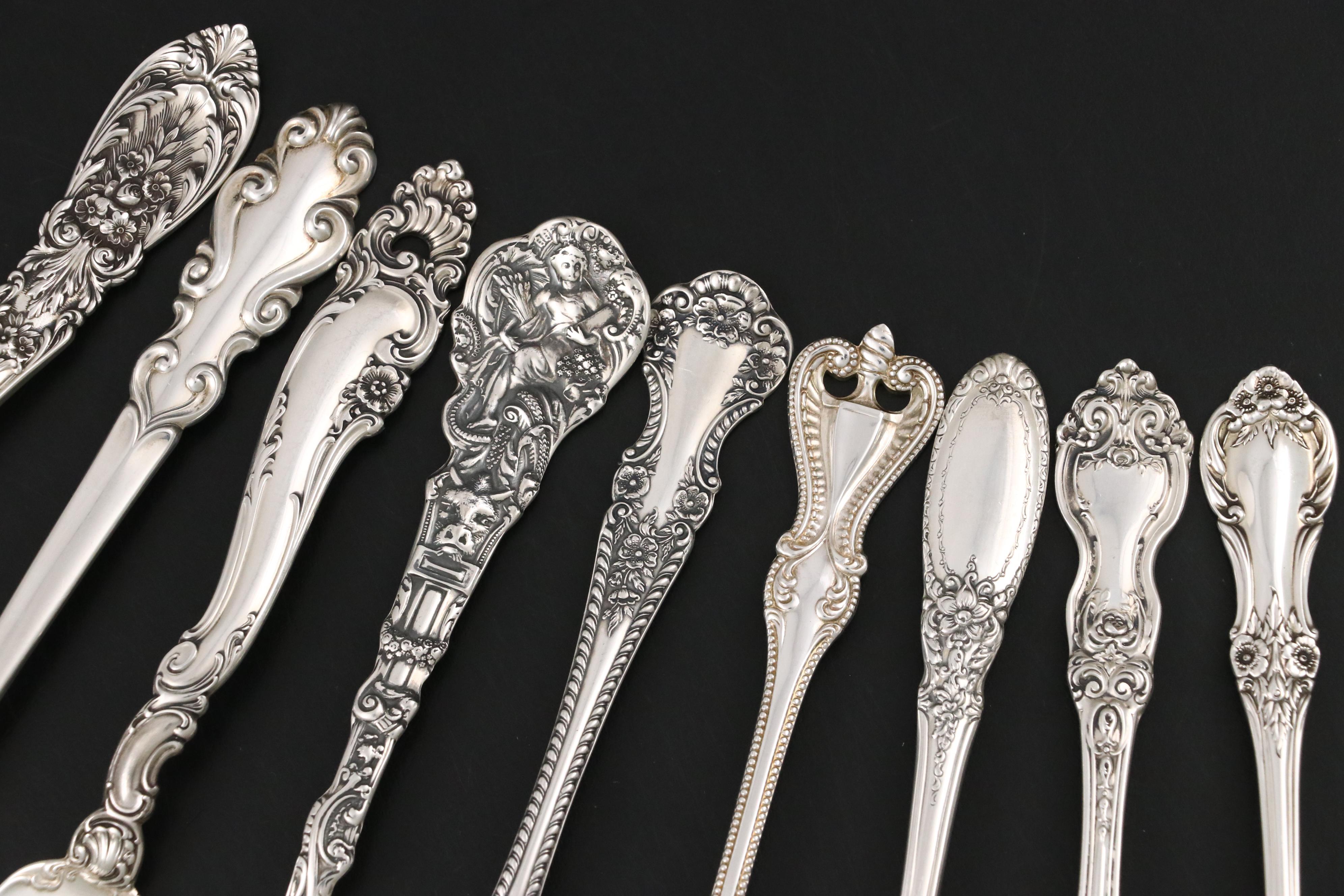 Gorham "Decor" and "Versailles" with  Other Sterling Silver Spoons and Forks