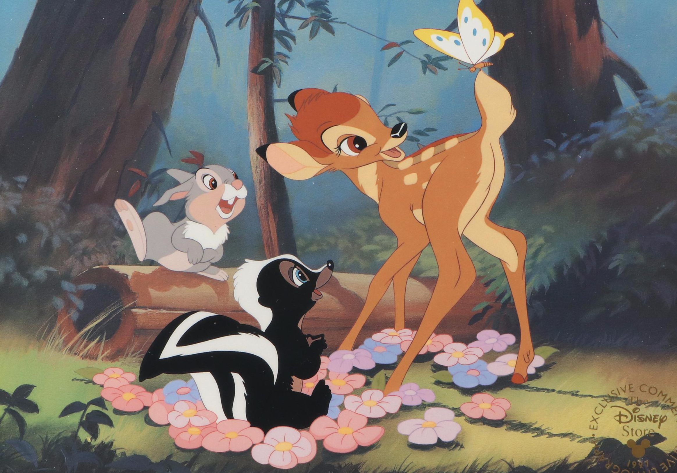 The Disney Store Bambi Offset Lithograph, 1997
