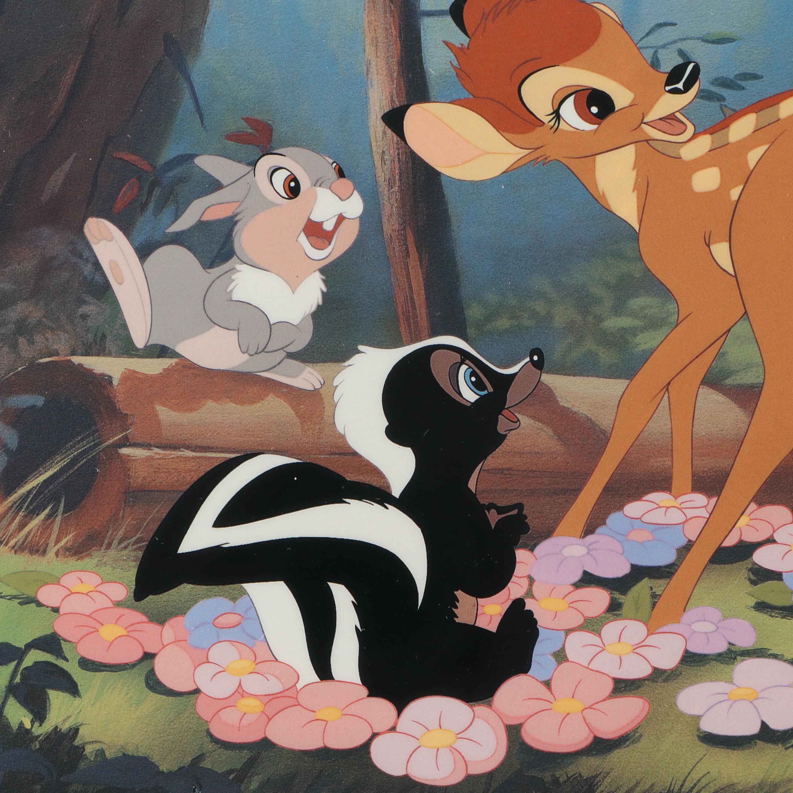 The Disney Store Bambi Offset Lithograph, 1997