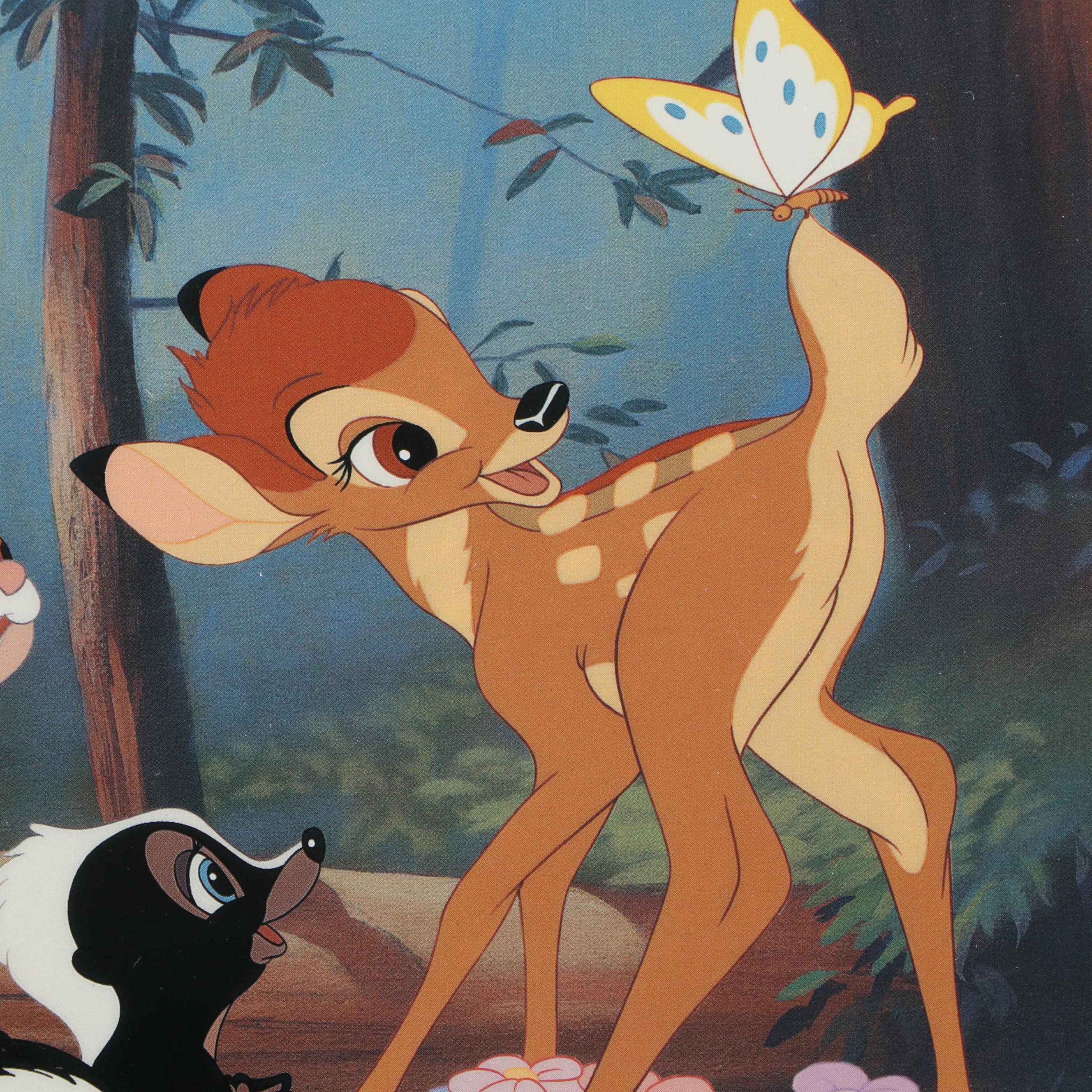 The Disney Store Bambi Offset Lithograph, 1997