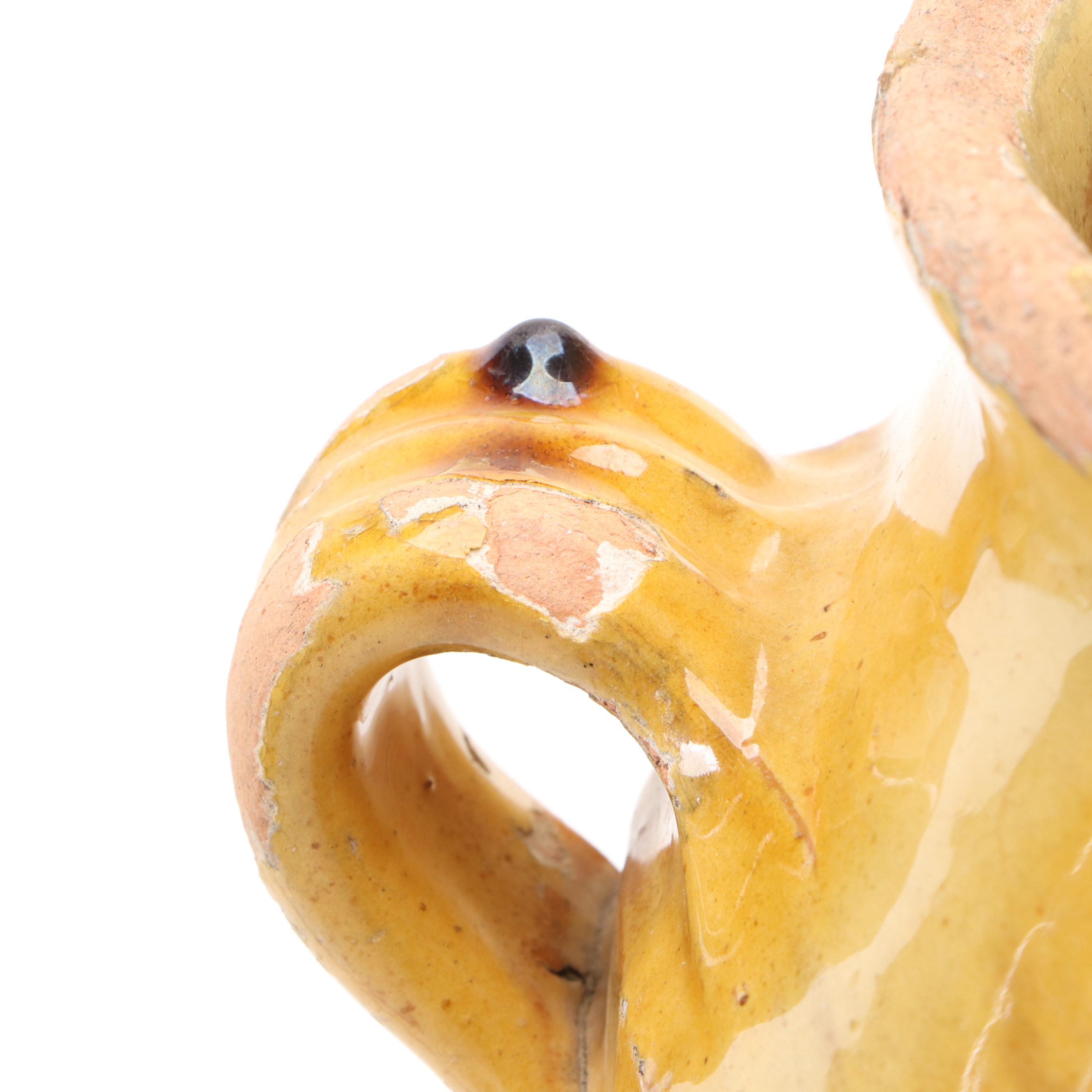 French Provincial Yellow Glazed Confit Pots