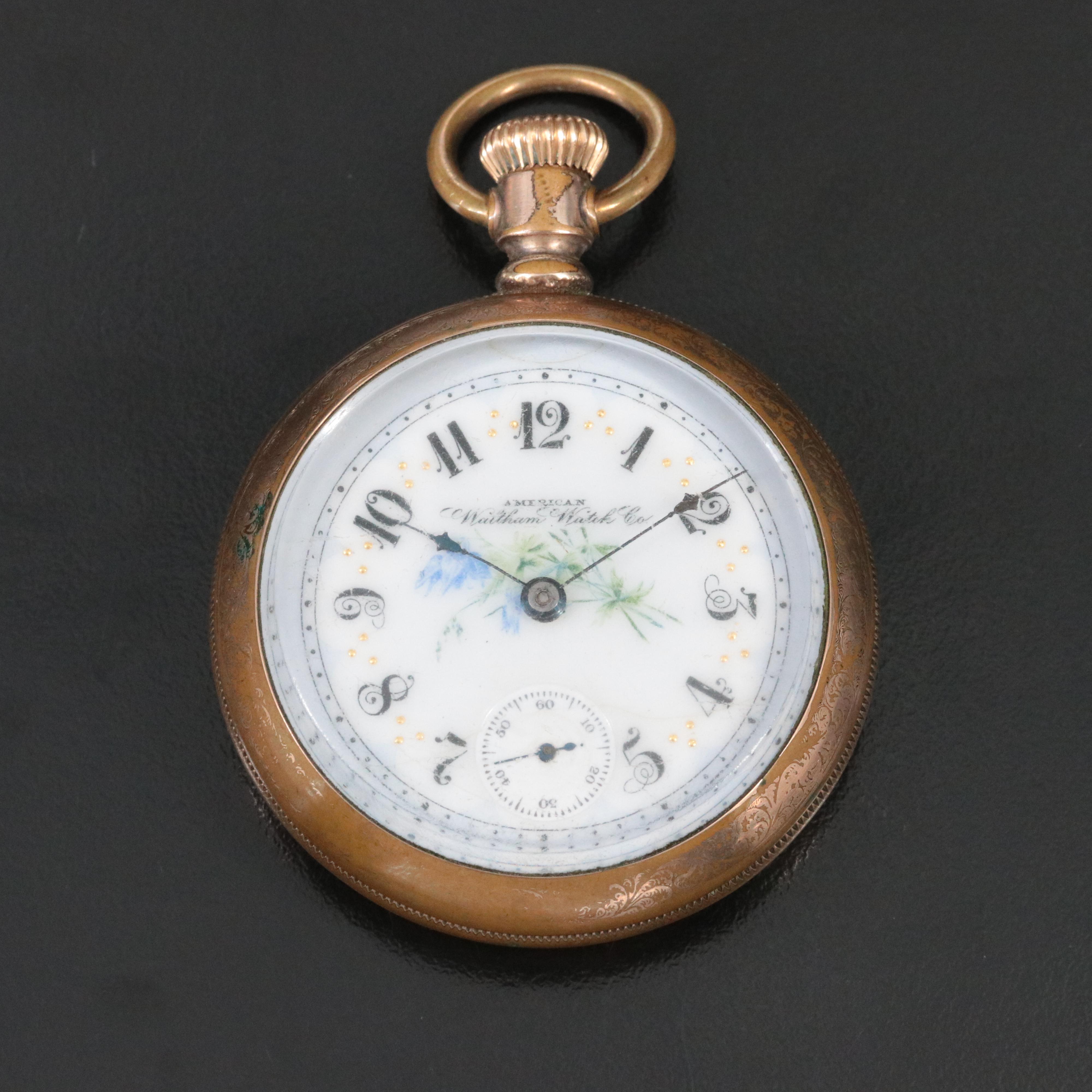 1892 American Waltham 18 Size Gold-Filled Pocket Watch