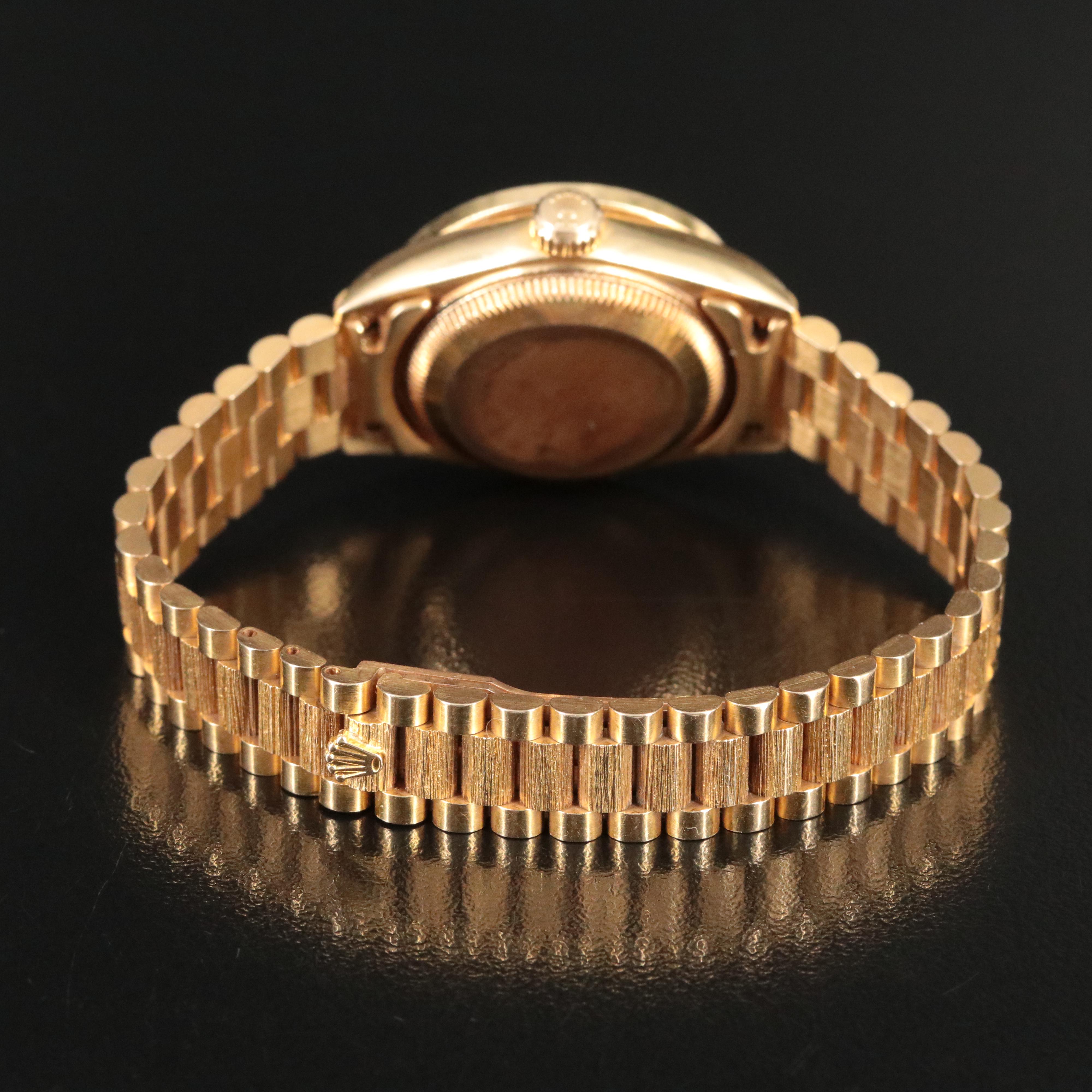 1993-1994 Rolex Datejust Custom Diamond Dial & Bezel President Band 69278 Watch