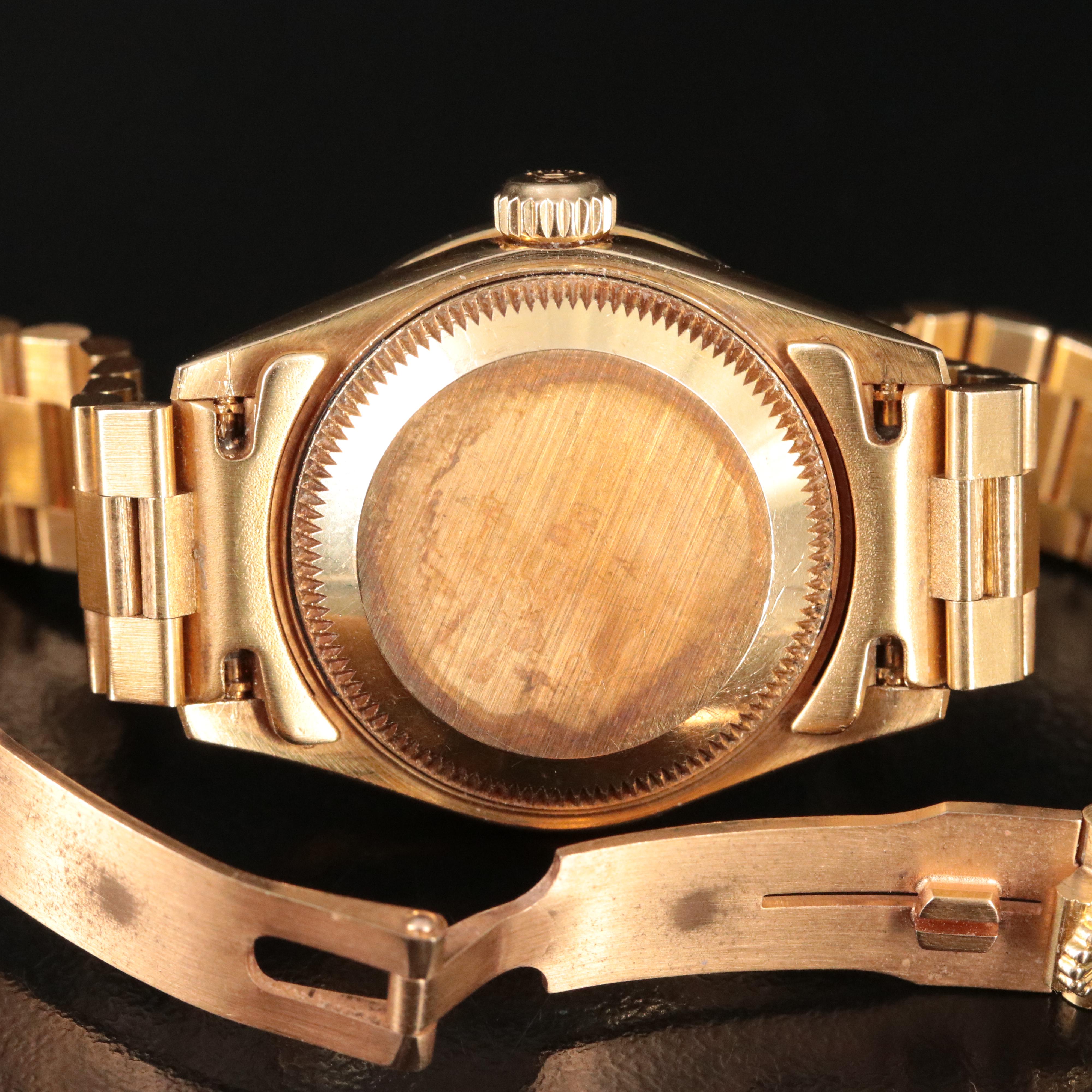 1993-1994 Rolex Datejust Custom Diamond Dial & Bezel President Band 69278 Watch