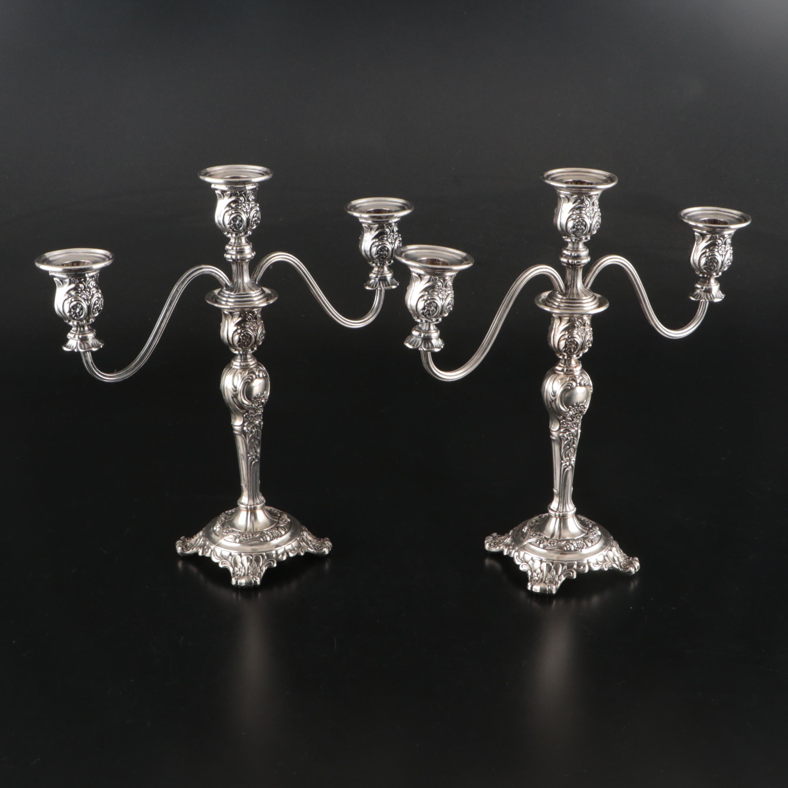 Wm. Rogers & Son Silver Plate Candelabrum