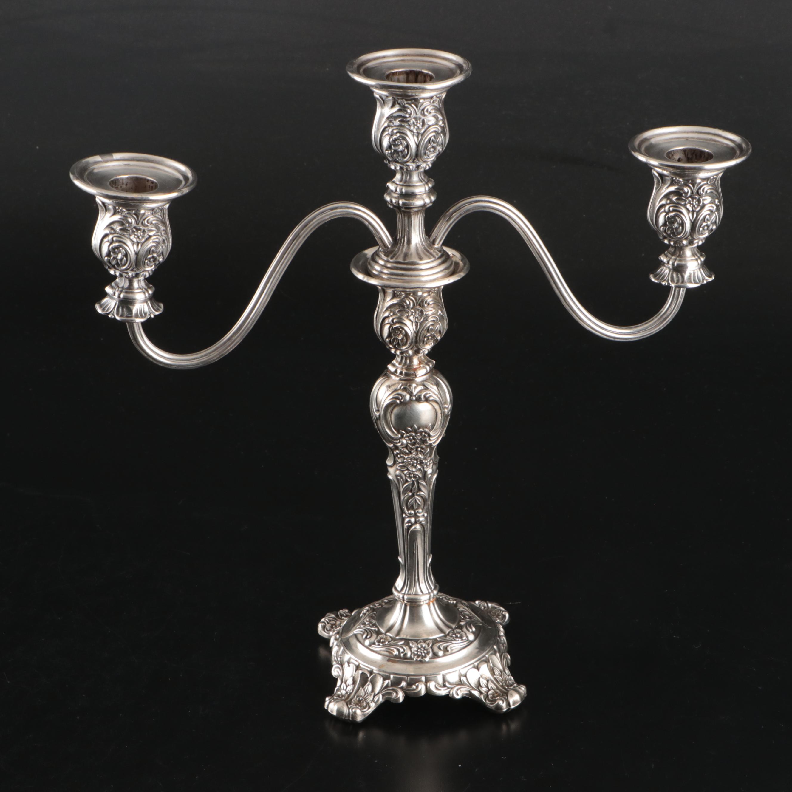 Wm. Rogers & Son Silver Plate Candelabrum