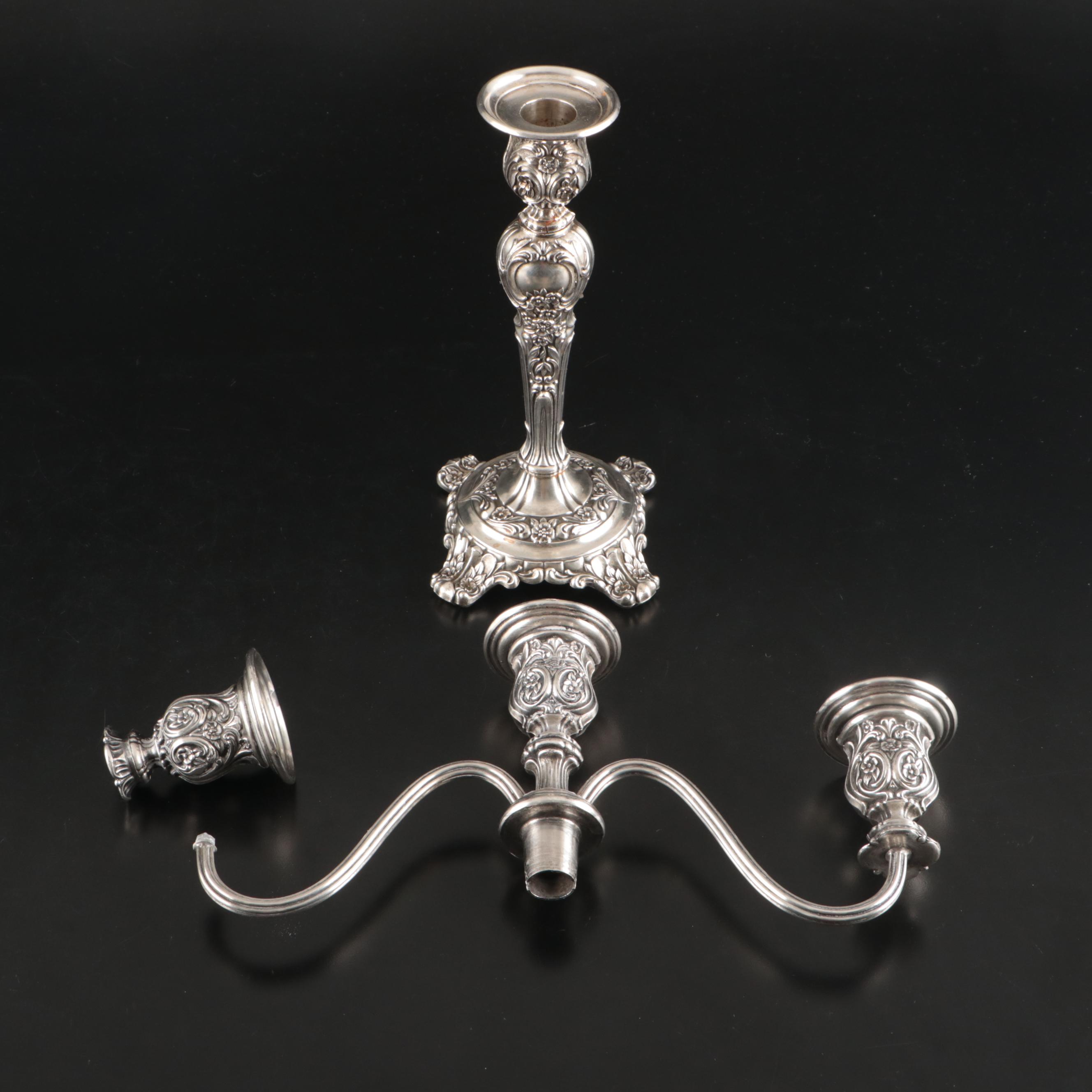 Wm. Rogers & Son Silver Plate Candelabrum