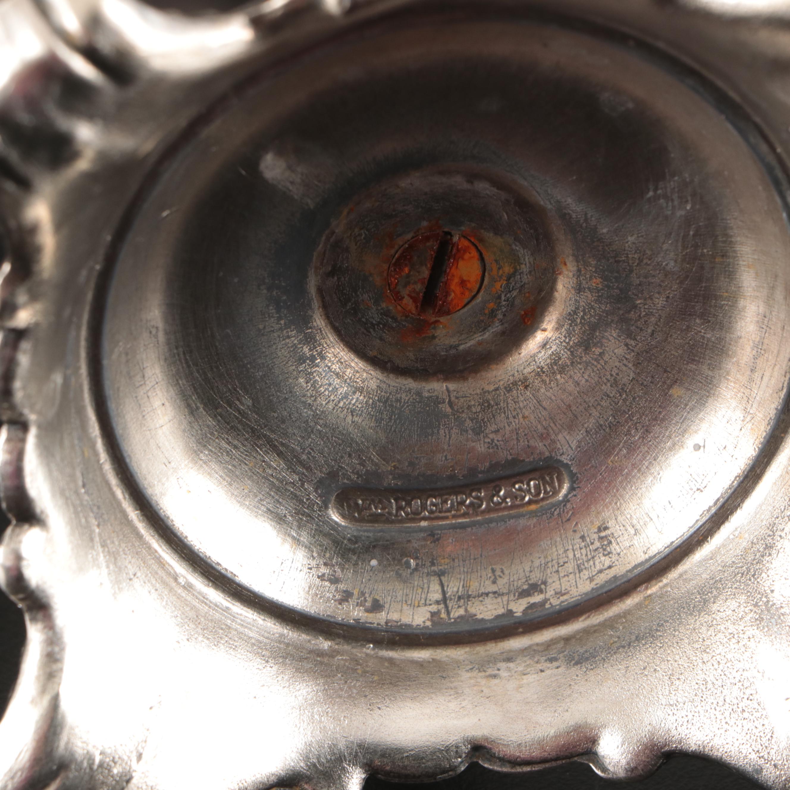 Wm. Rogers & Son Silver Plate Candelabrum