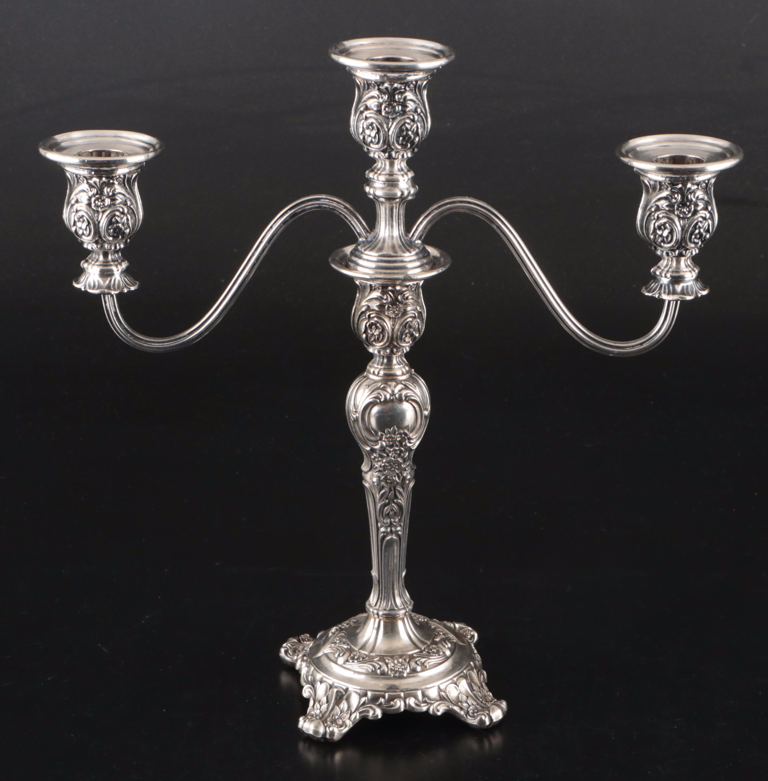 Wm. Rogers & Son Silver Plate Candelabrum