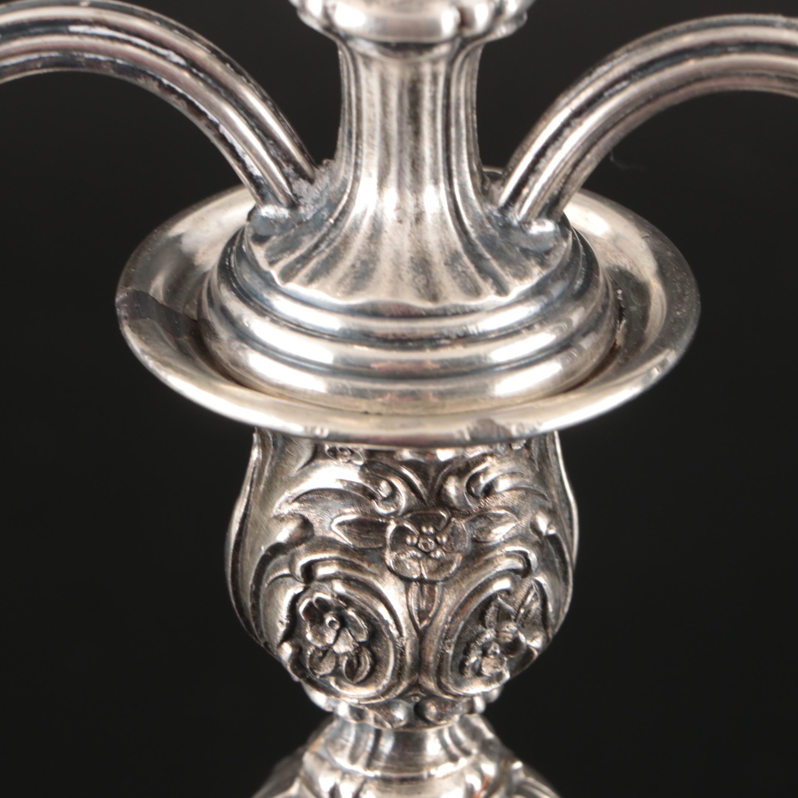 Wm. Rogers & Son Silver Plate Candelabrum